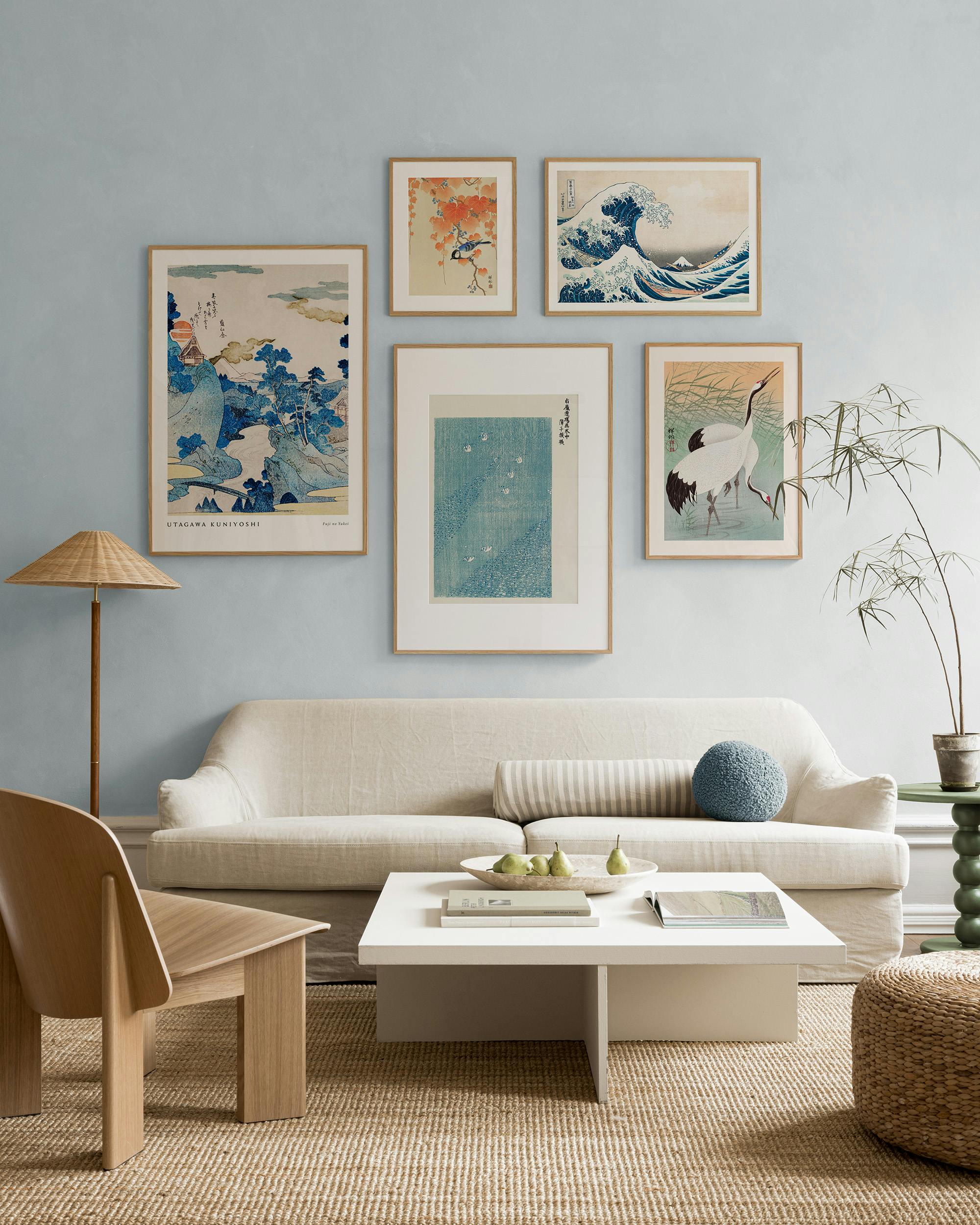 Japan Blues gallery wall (ONE SIZE) - Poster Store