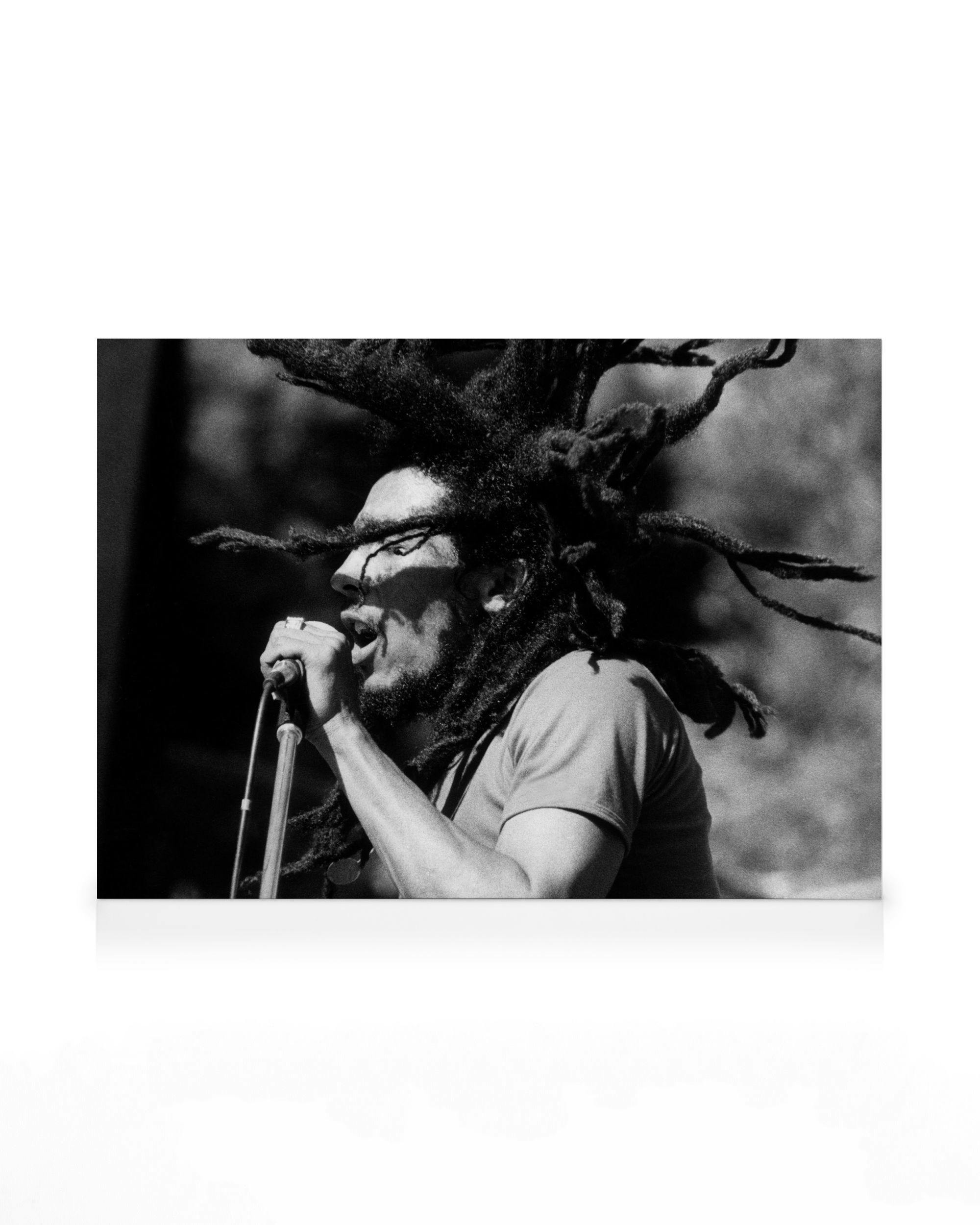 Bob Marley Stampe su tela (70x100 cm - Cornice in nero) - Poster Store
