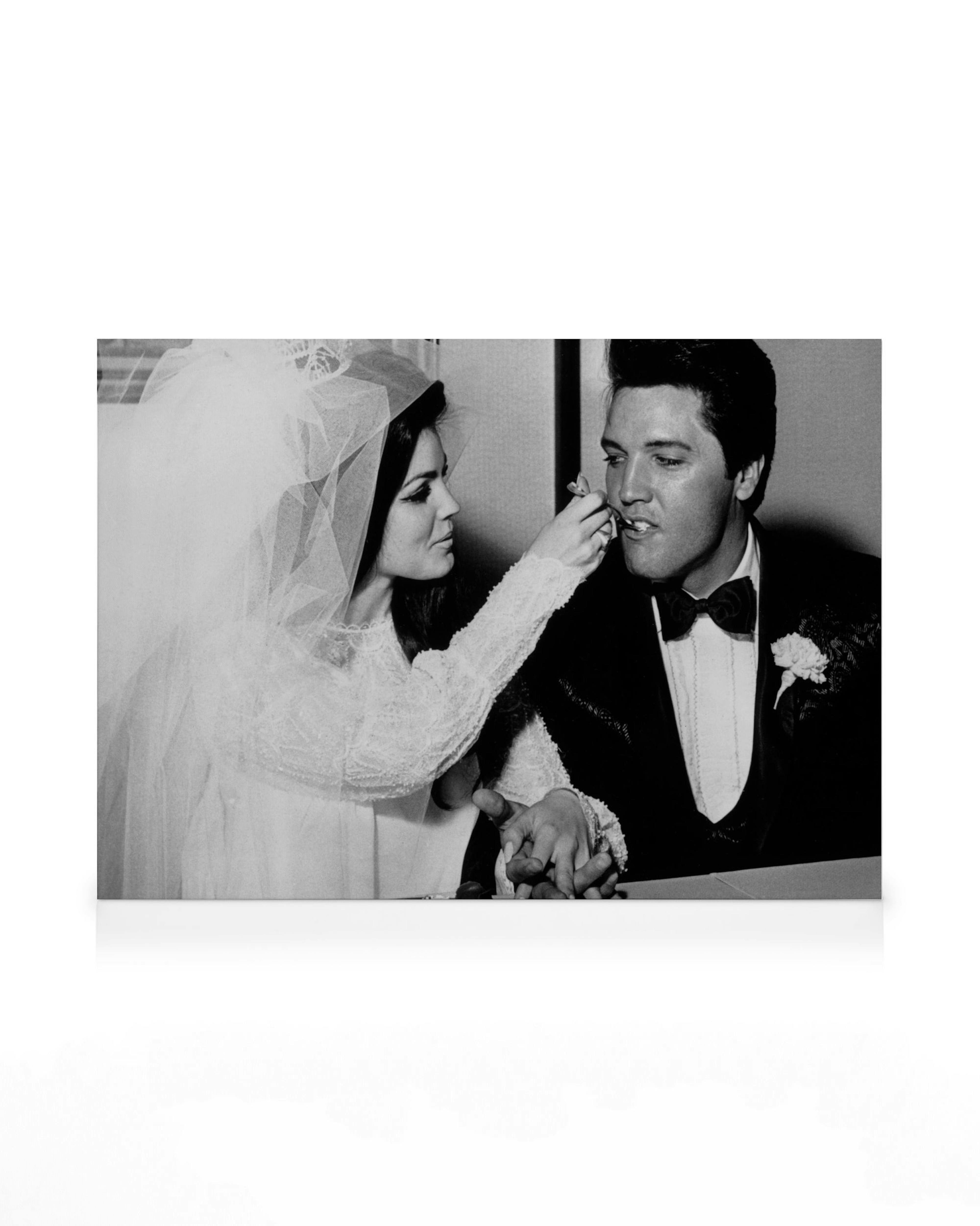 Elvis and Priscilla Presley Leinwandbild 0