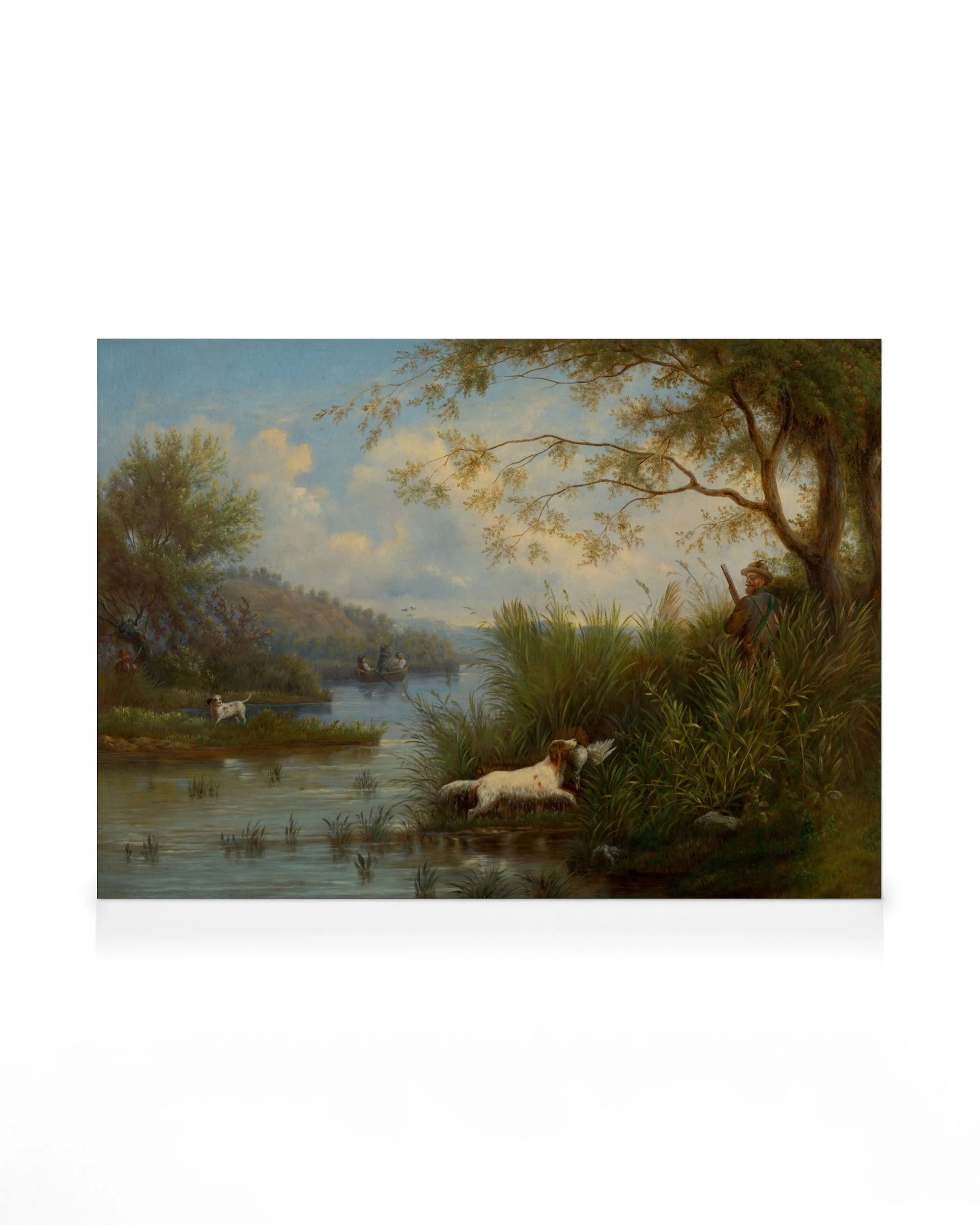 František Belopotocký - Wild Duck Hunt Canvas print 0
