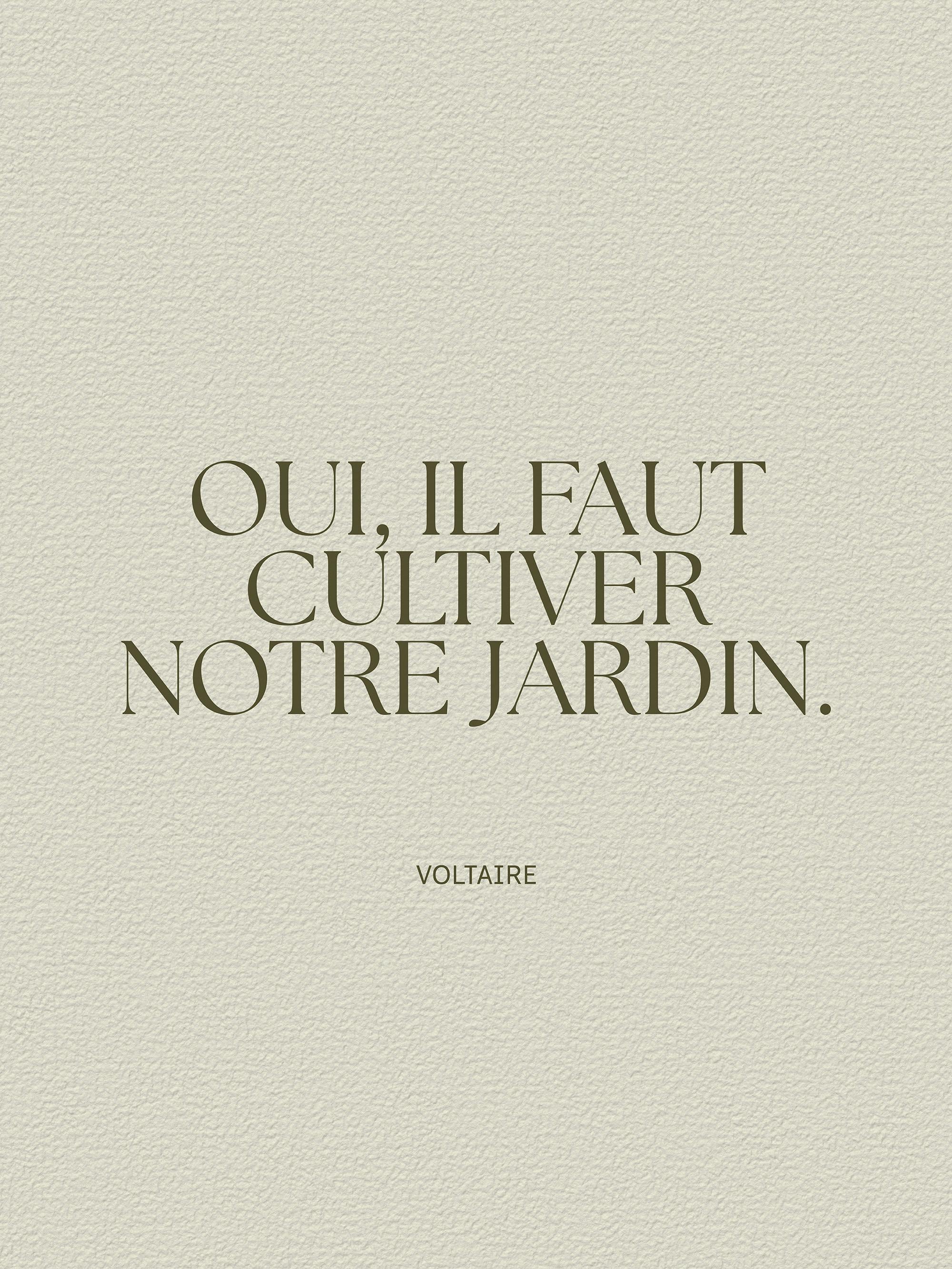 Voltaire Cultivate Your Garden Poster 0