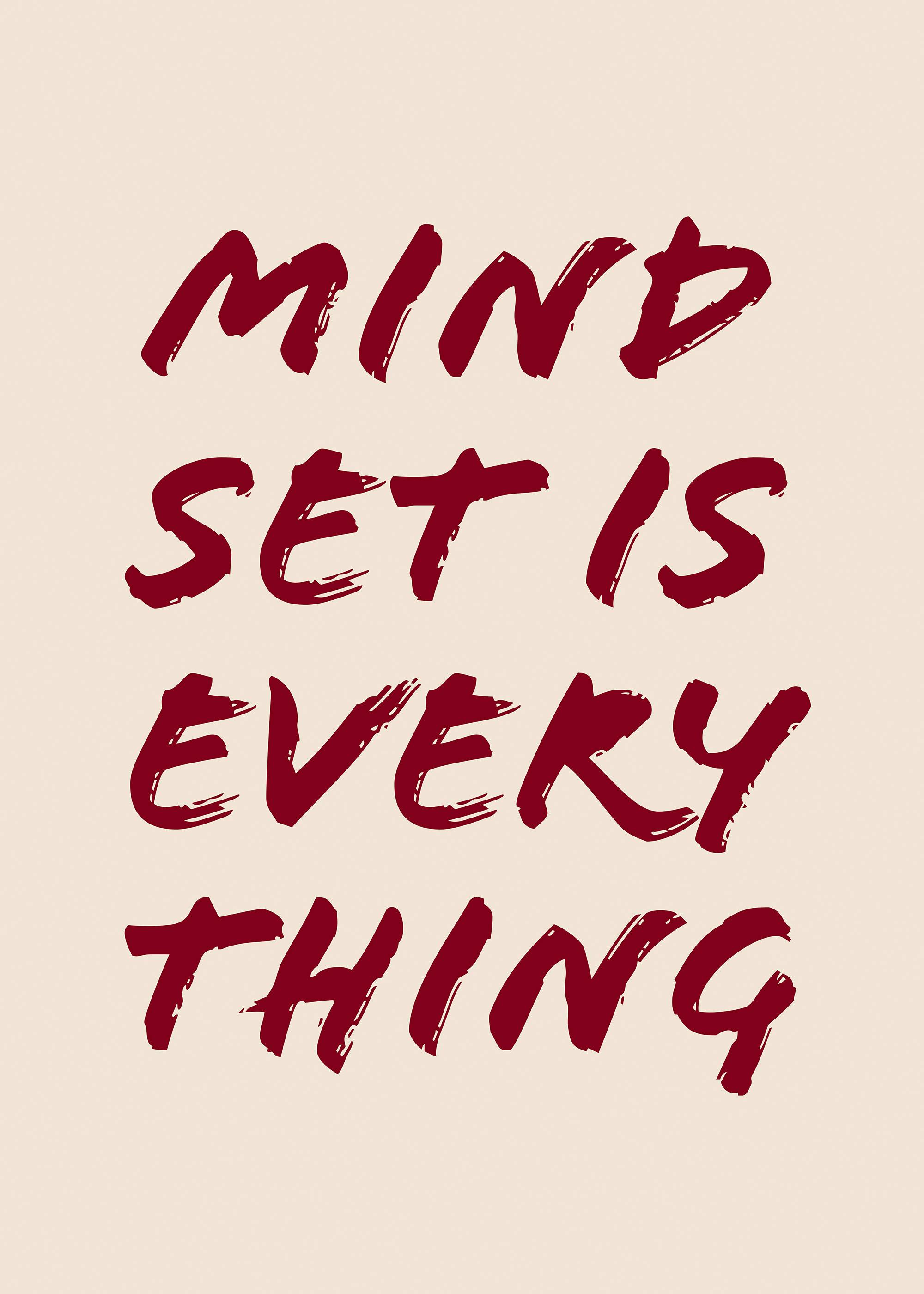 Mindset Is Everything Poster 0