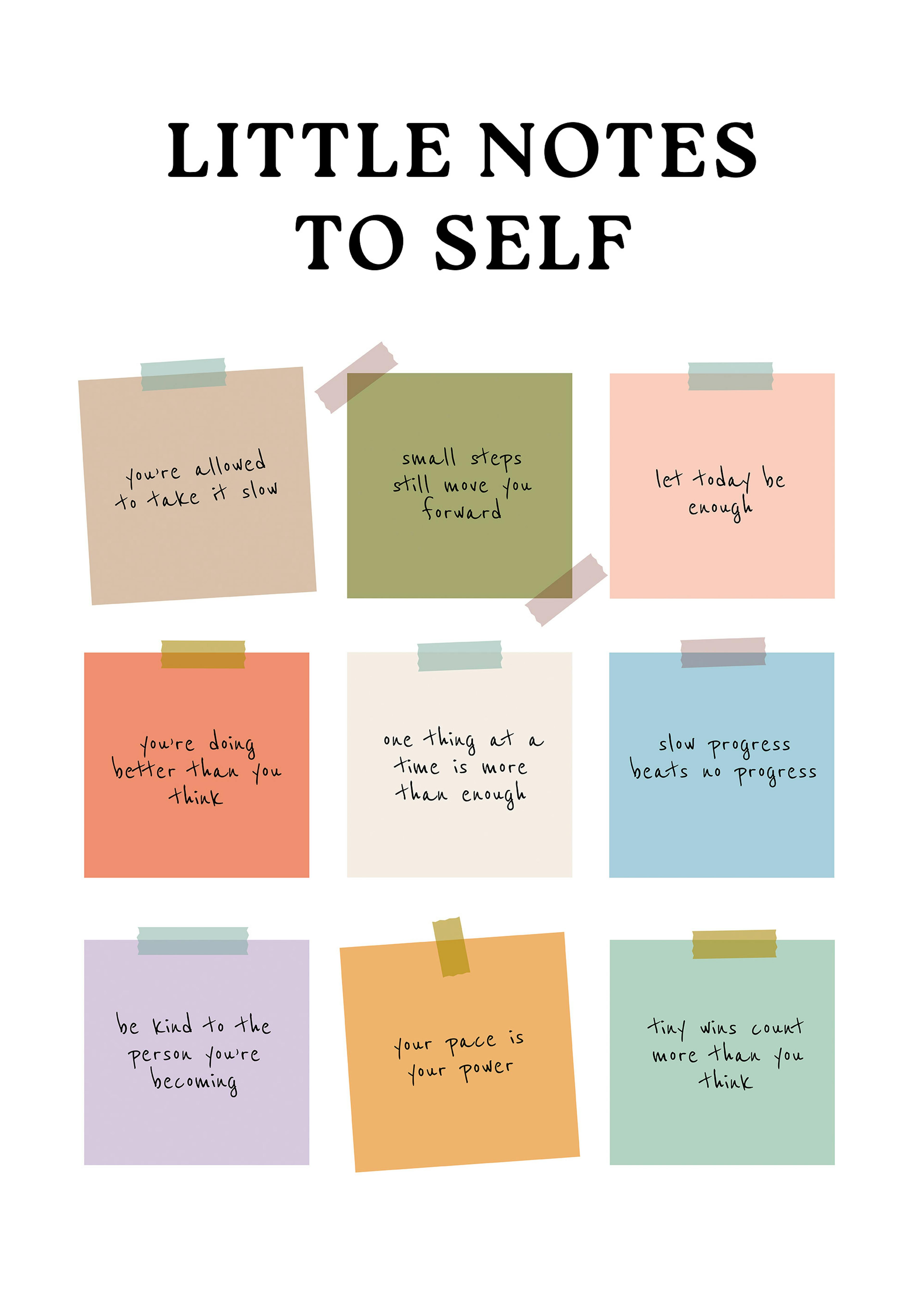 Little Notes to Self Poster 0