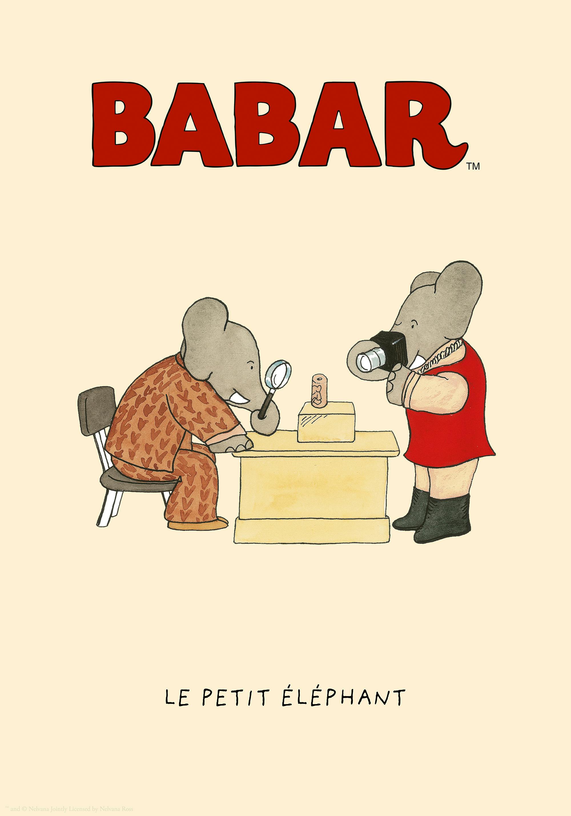 Babar and Celeste as Detectives Poster 0