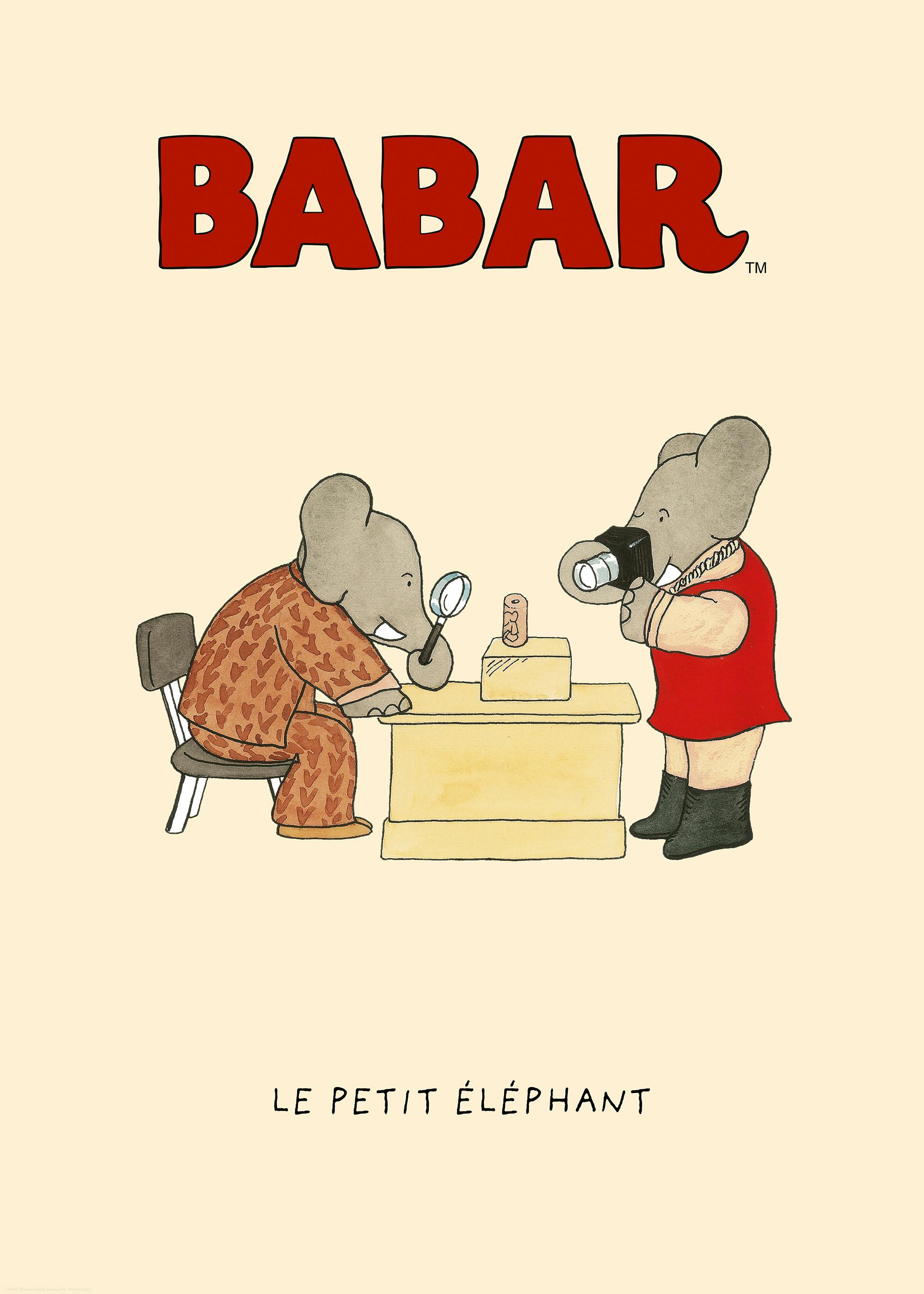 Babar and Celeste as Detectives Poster 0