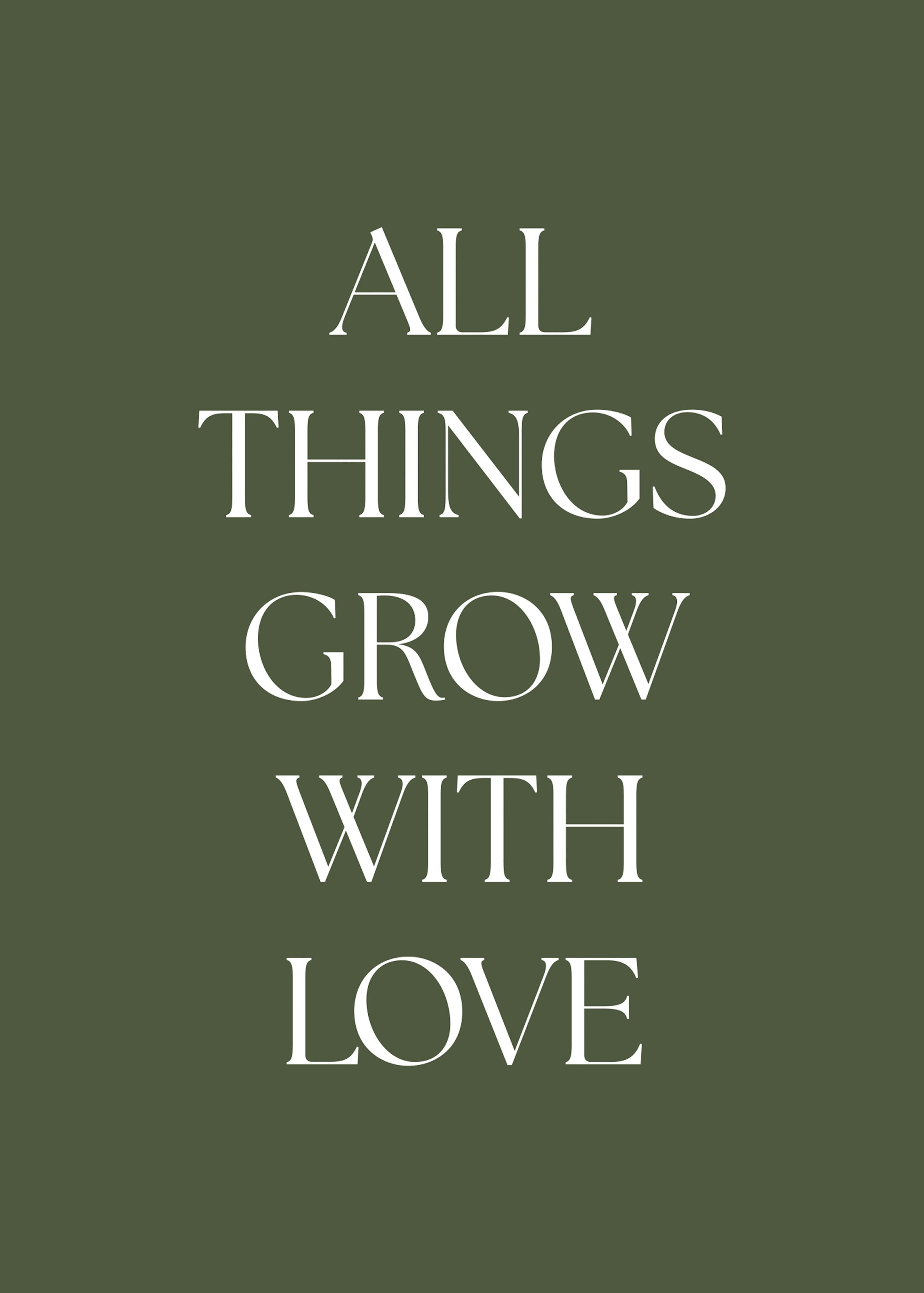 Alles Wächst Mit Liebe Poster 0