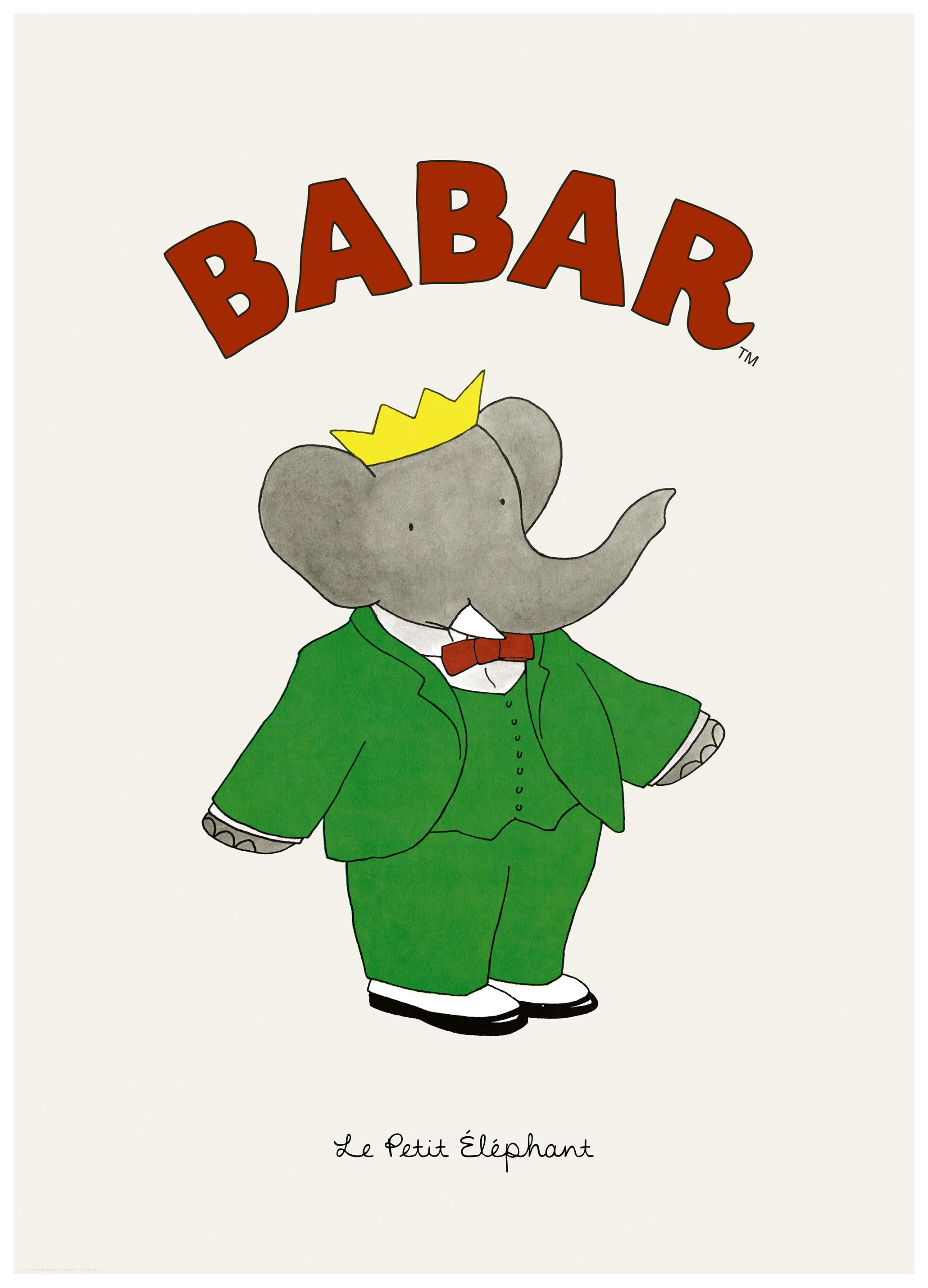 Babar - Le Petit Éléphant Poster (50x70 cm) - Poster Store