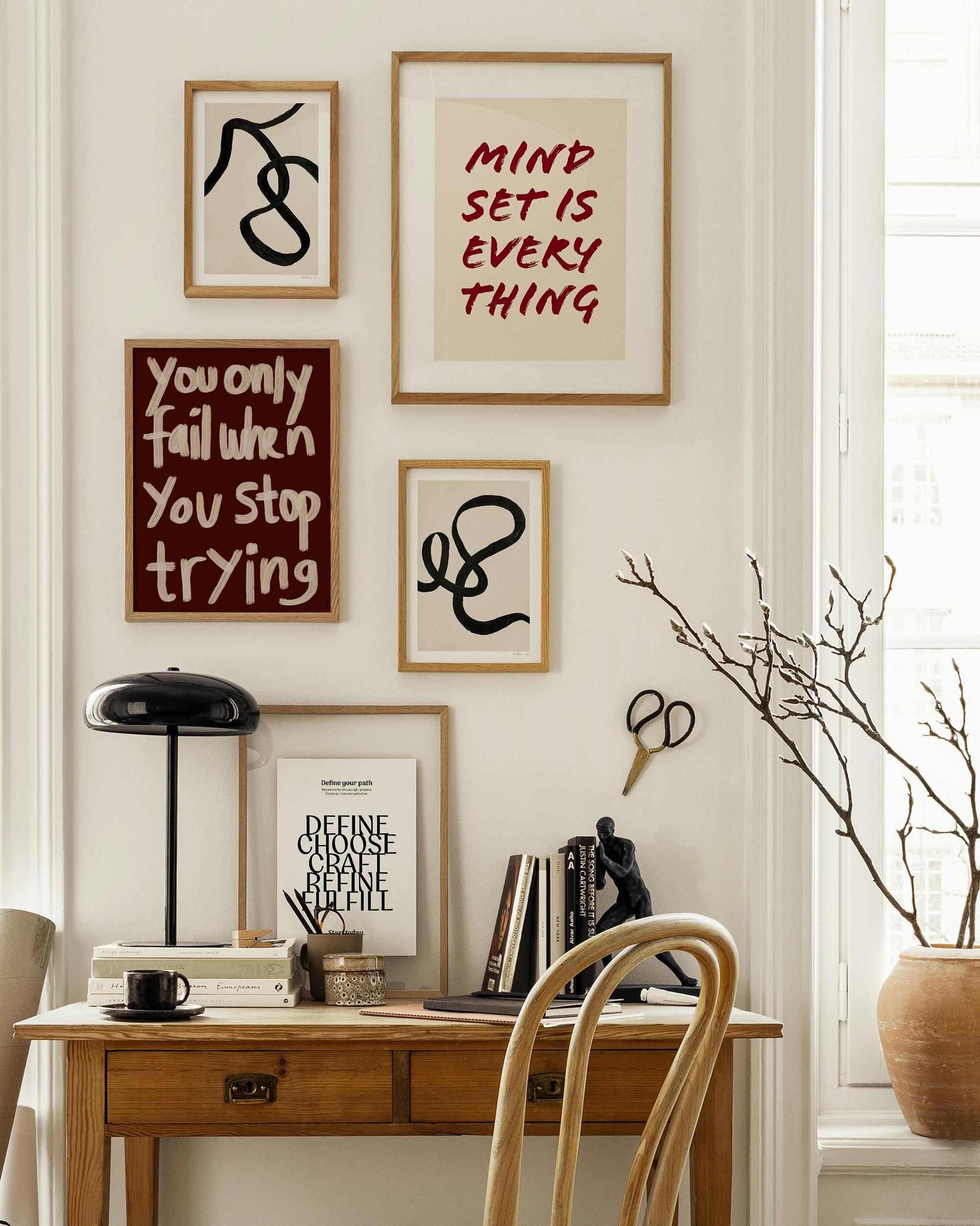 Motivating Space gallery wall (ONE SIZE) - Poster Store