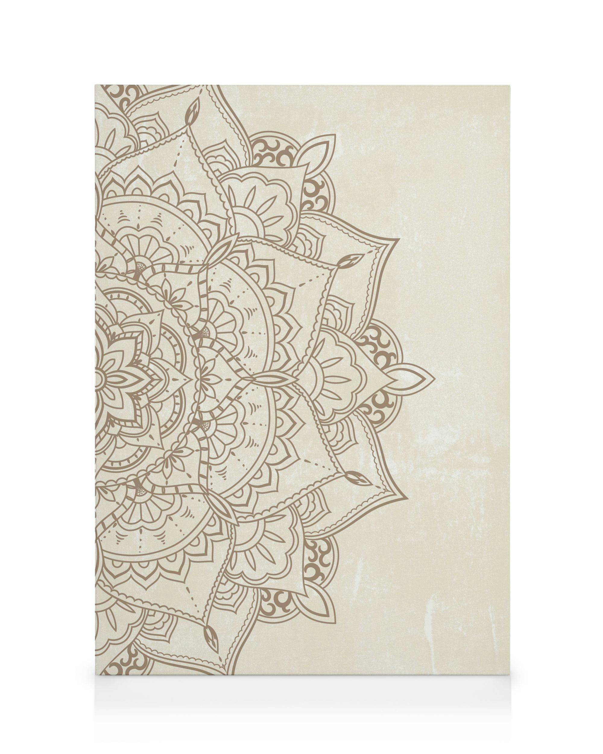 Canvas Prints - Mandala No2 Canvas print (70x100 cm - Black Frame) - Poster Store