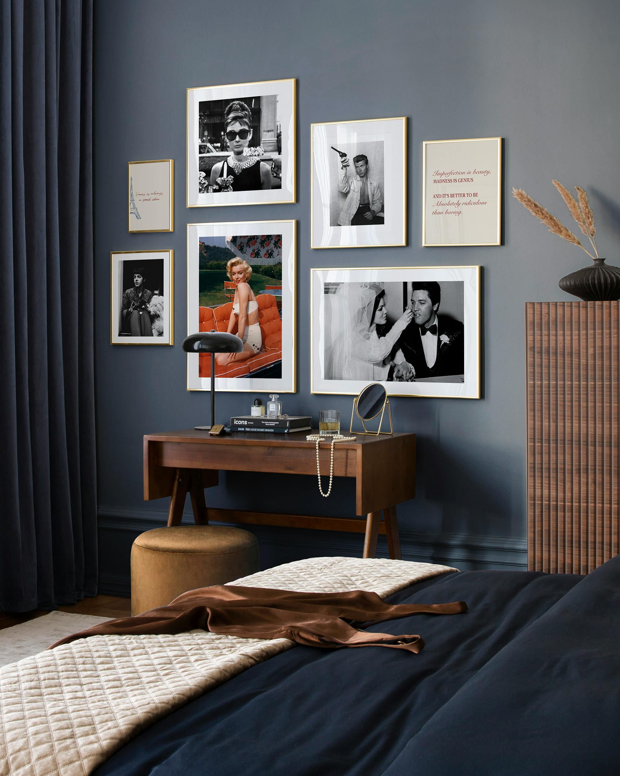 Timeless Legends tavelvägg (ONE SIZE) - Poster Store