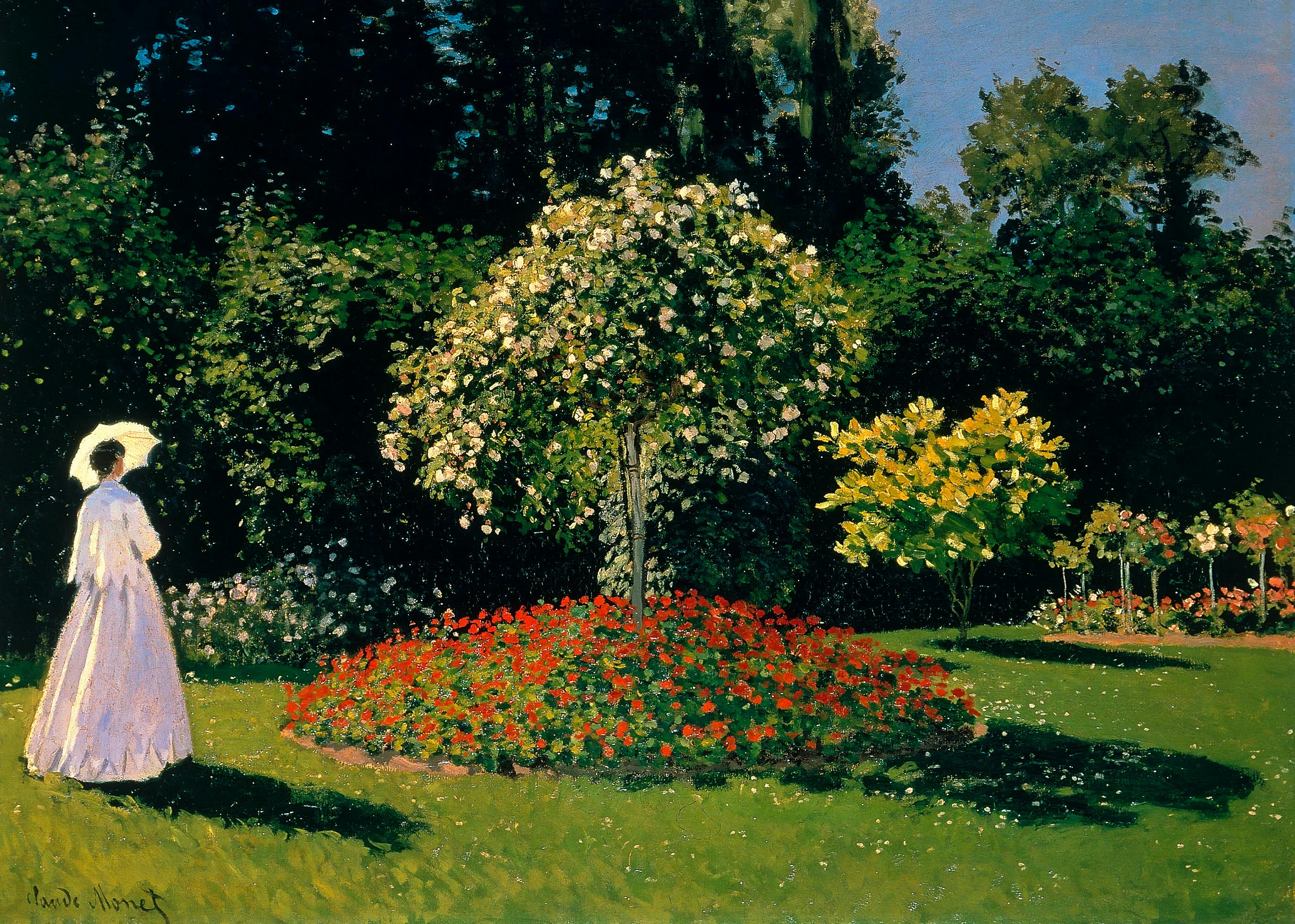 Monet - Woman in the Garden Poster 0