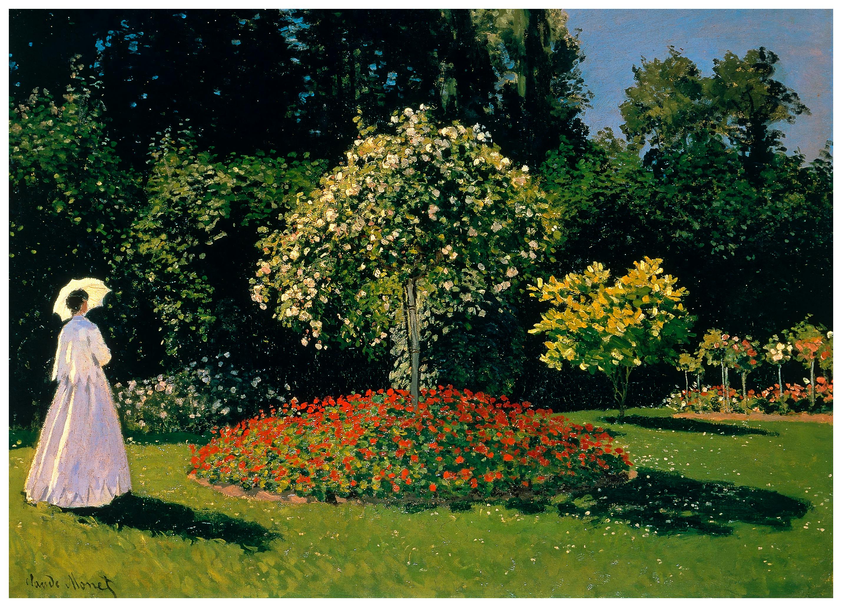 Prints Monet - Woman in the Garden Poster (30x40 cm) - Poster Store