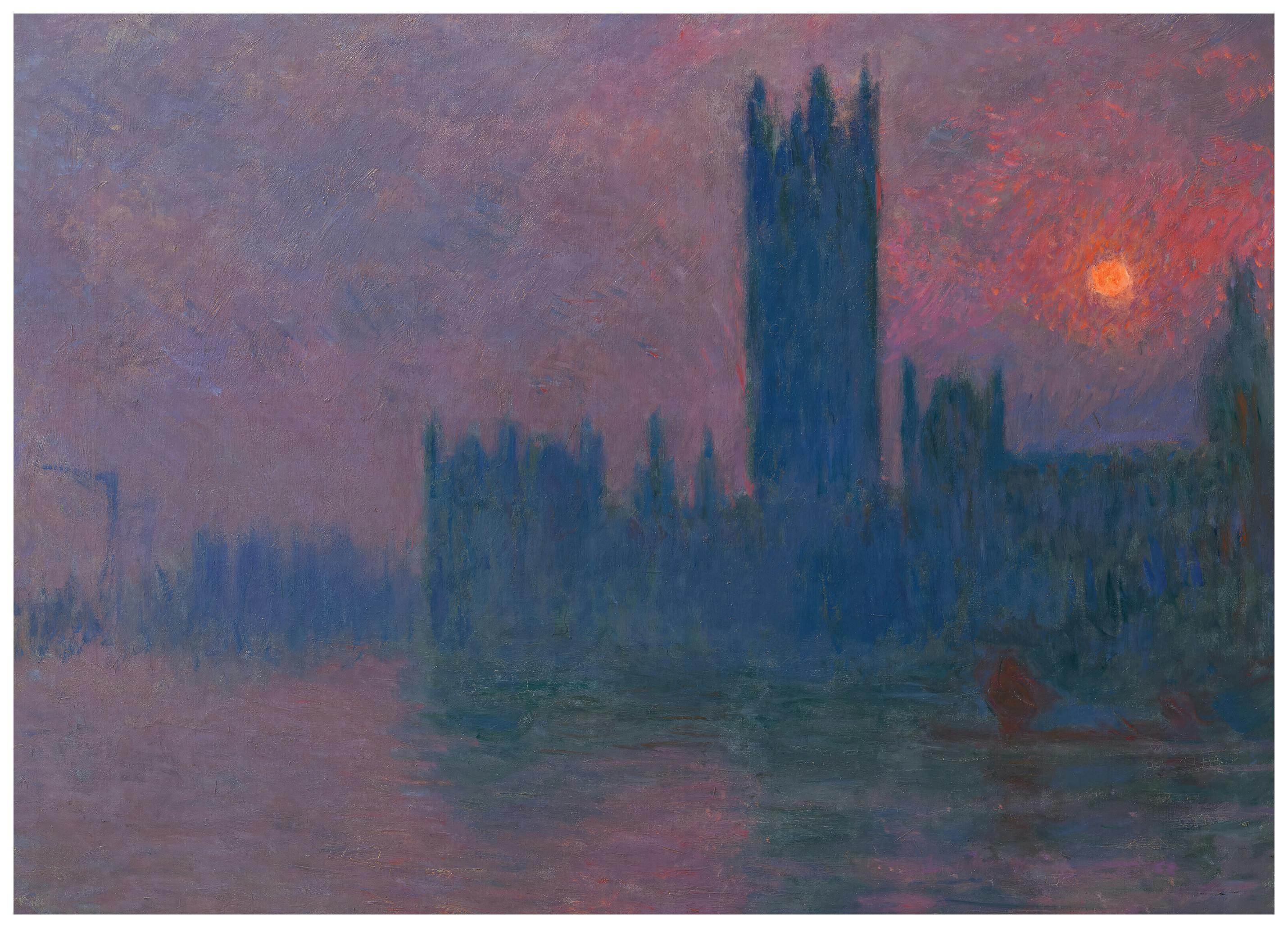 Monet - Houses of Parliament Poster (30x40 cm) - Poster Store