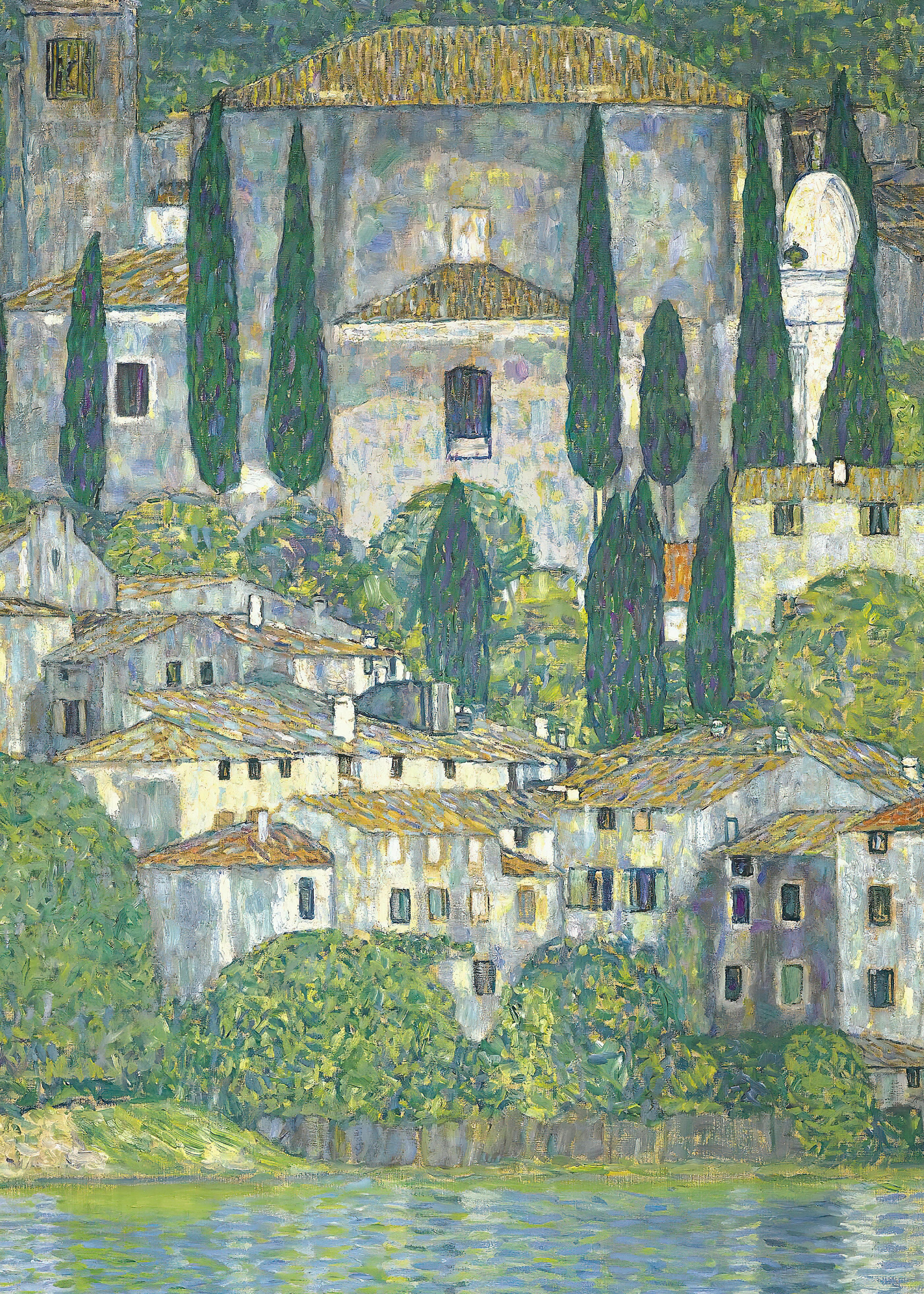 Gustav Klimt - Church in Cassone Poster 0