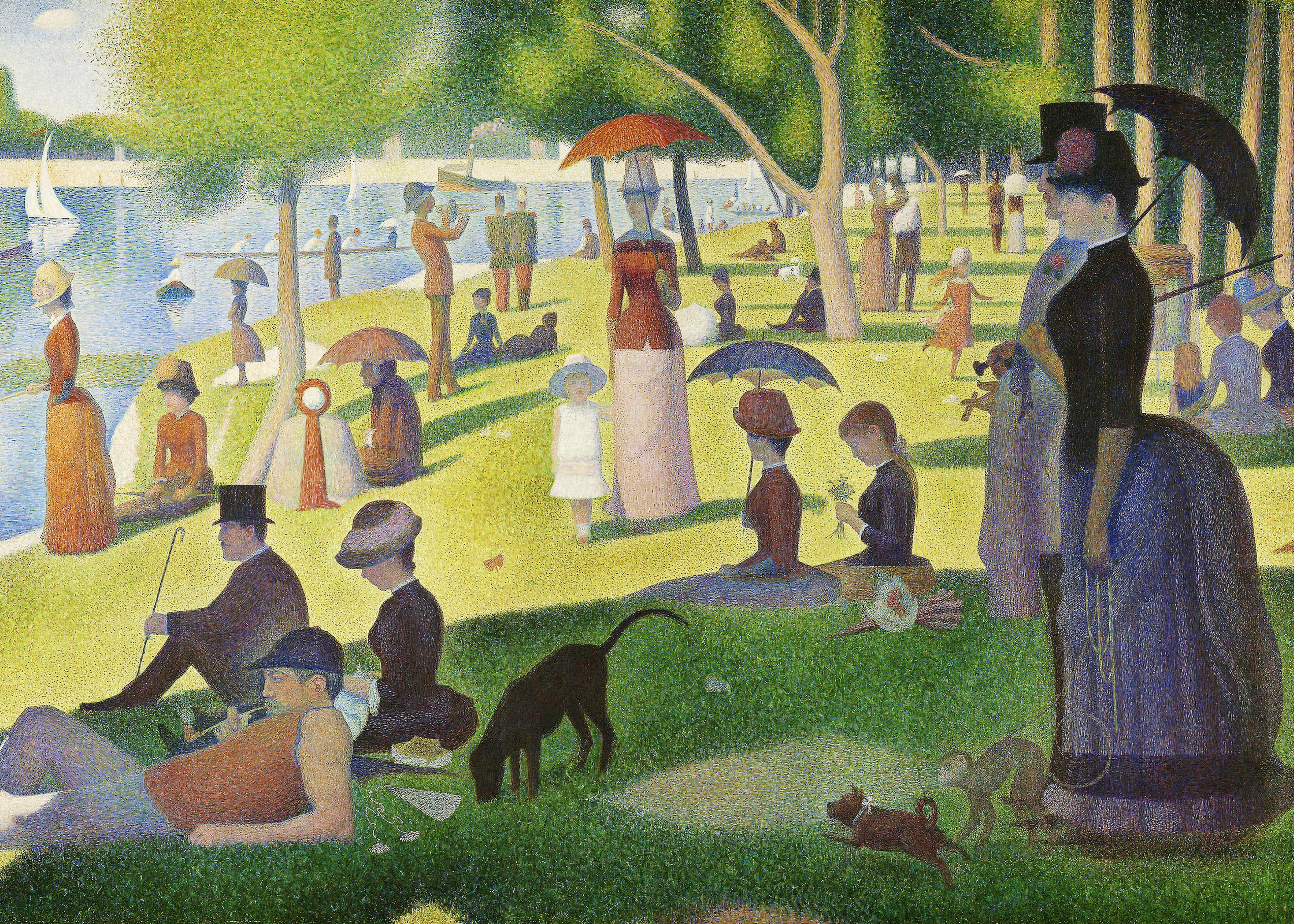 Georges Pierre Seurat - A Sunday on La Grande Jatte Poster 0