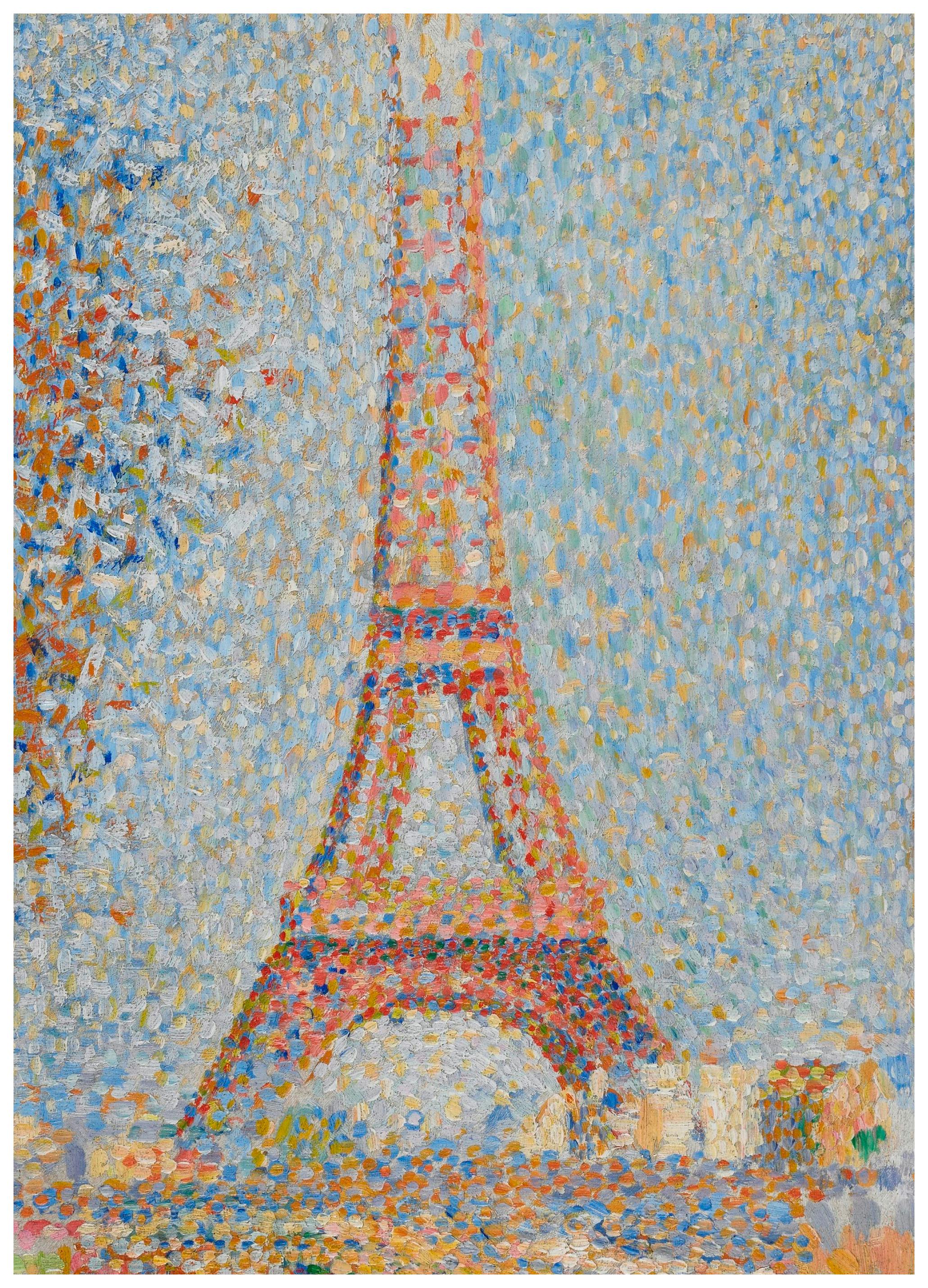 Georges Pierre Seurat - Eiffeltornet Poster (30x40 cm) - Poster Store