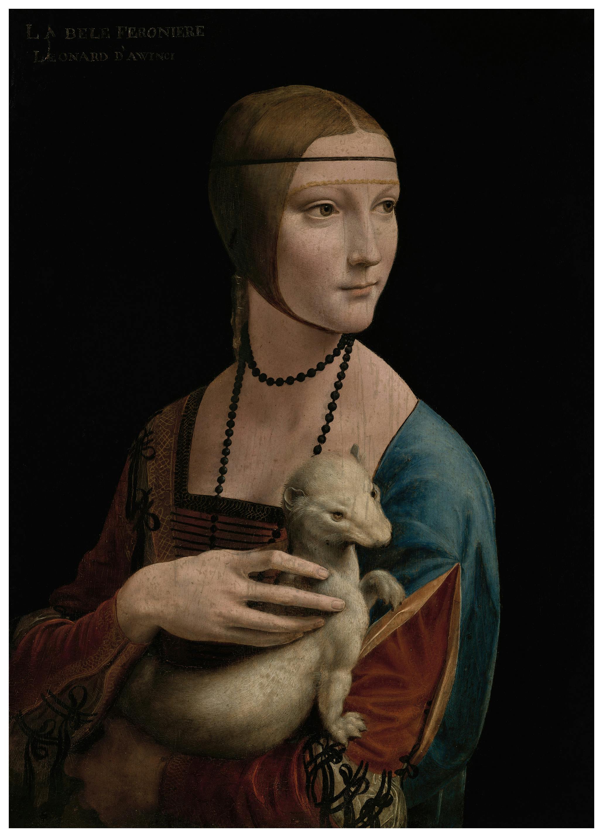 Leonardo Da Vinci - The Lady With an Ermine Poster (50x70 cm) - Poster Store