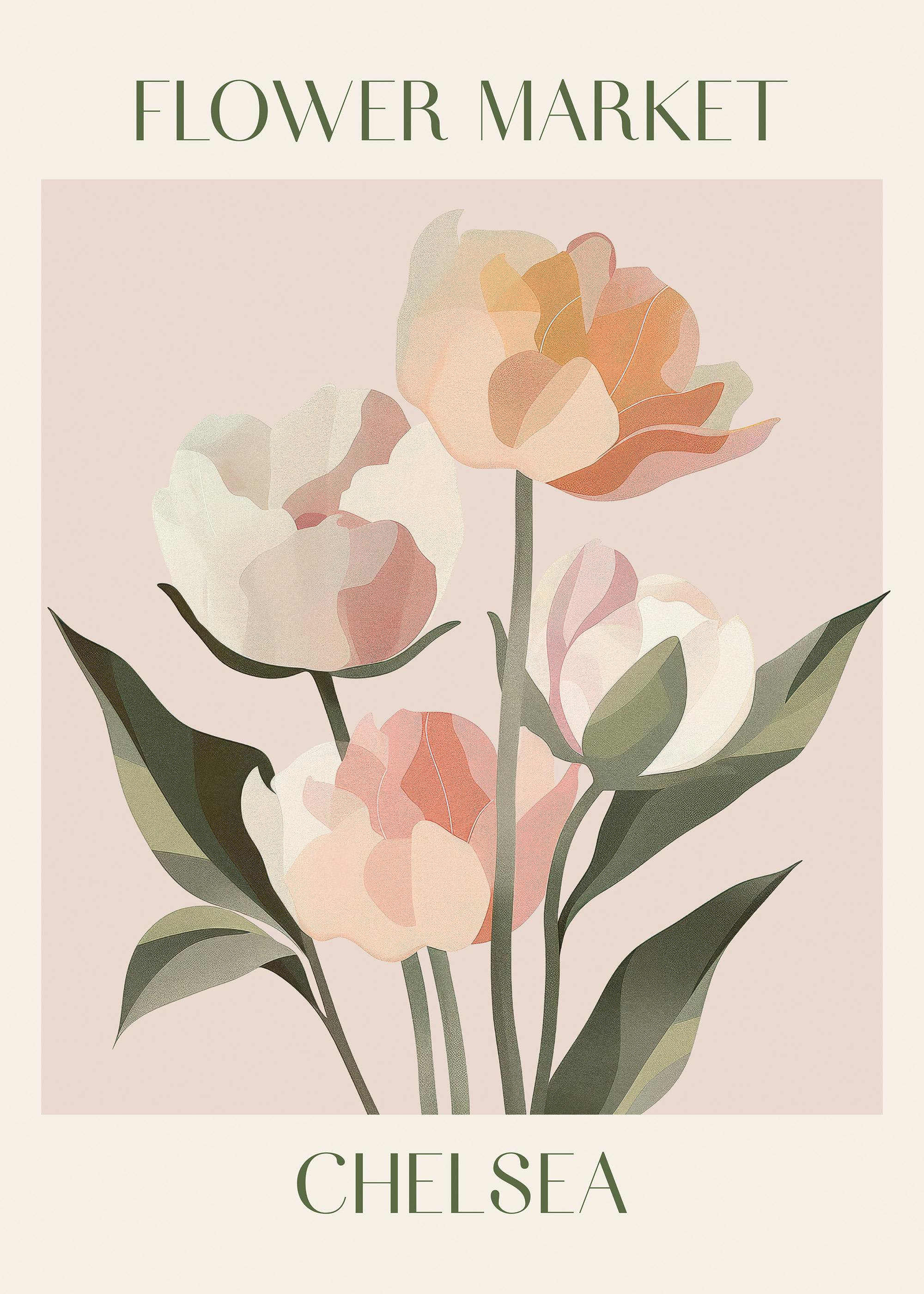 チェルシー フラワーマーケット ポスター 0