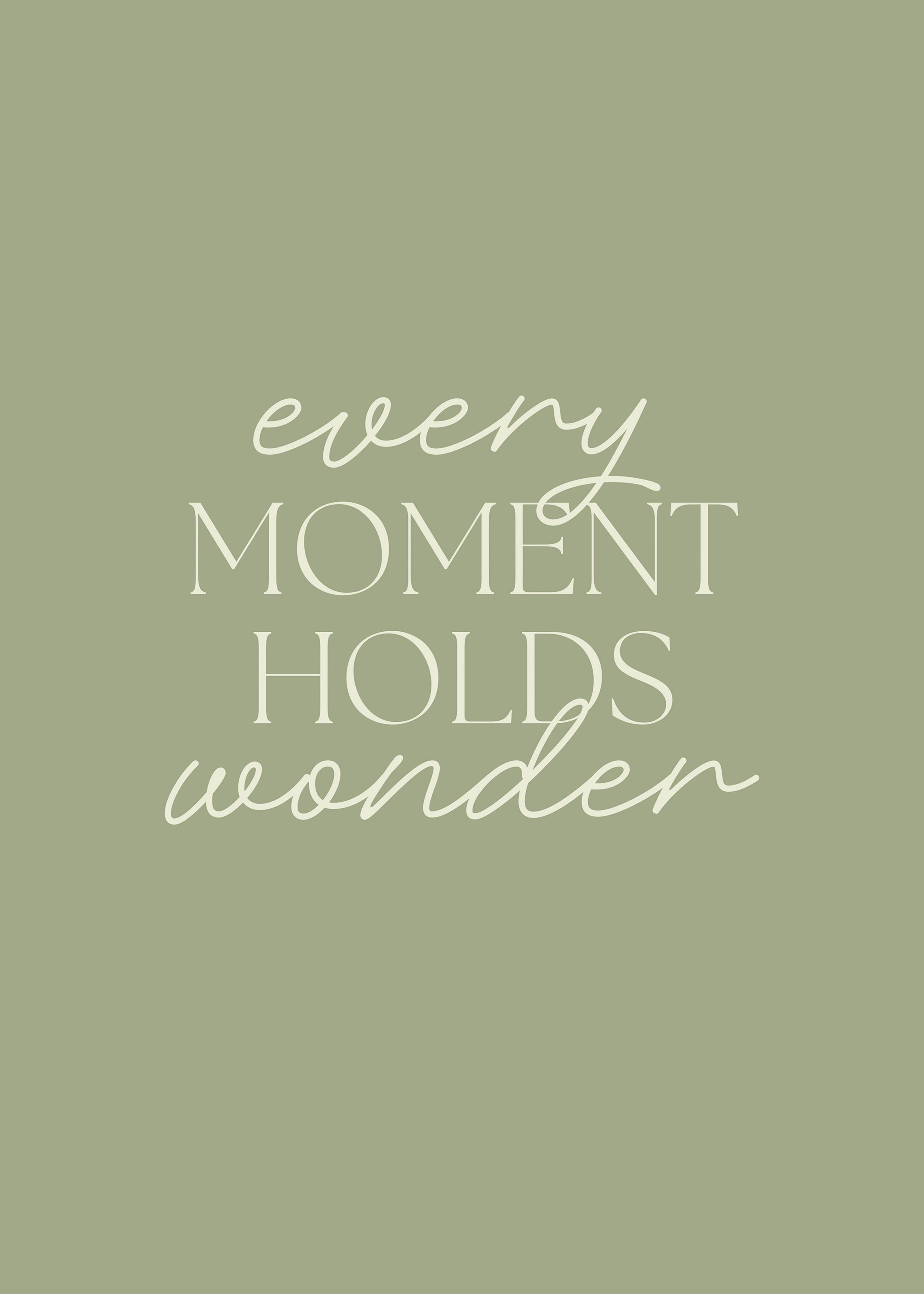 すべての瞬間に奇跡が宿るポスター 0