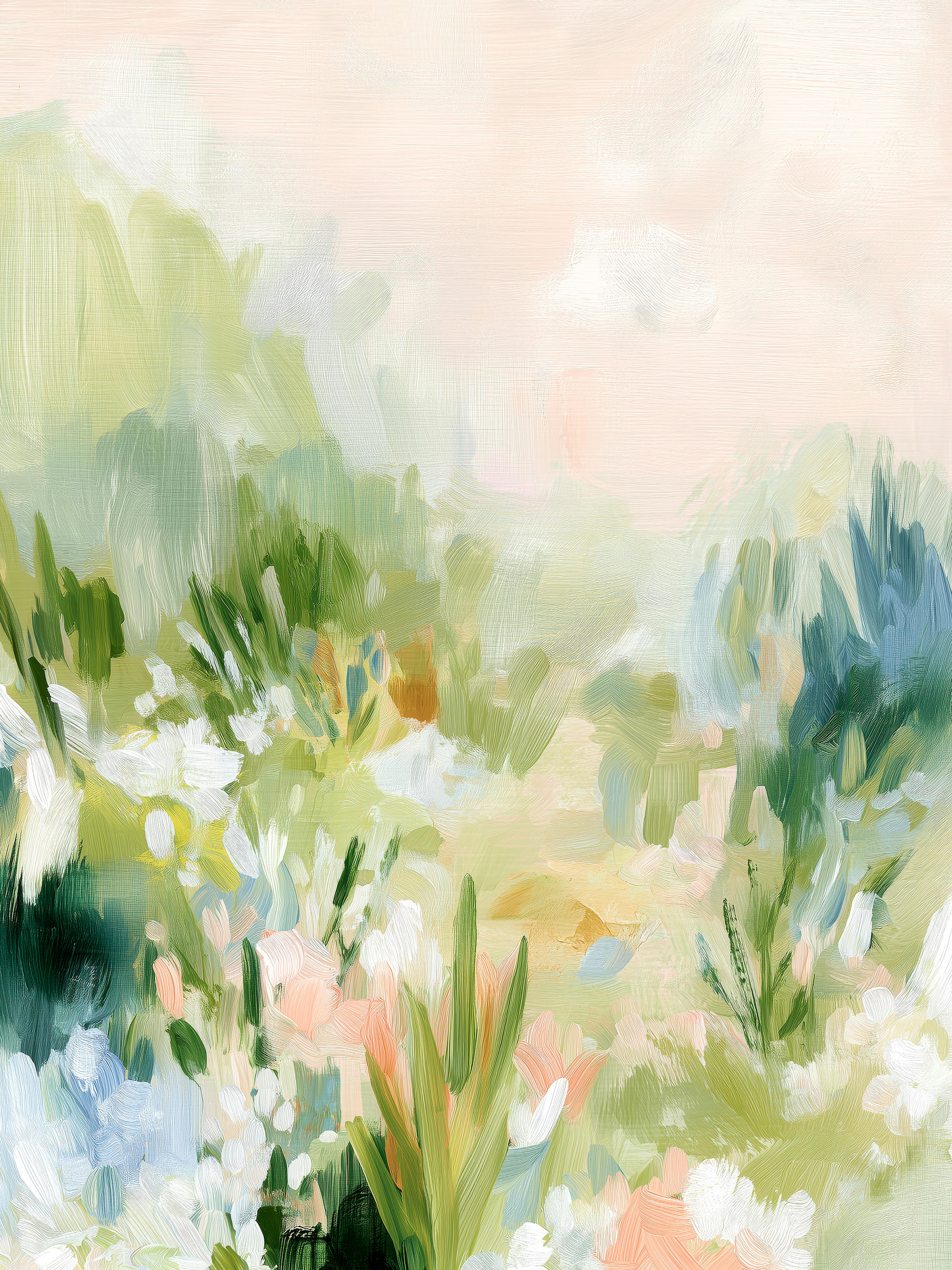 Pajiște Florală Abstractă Poster 0