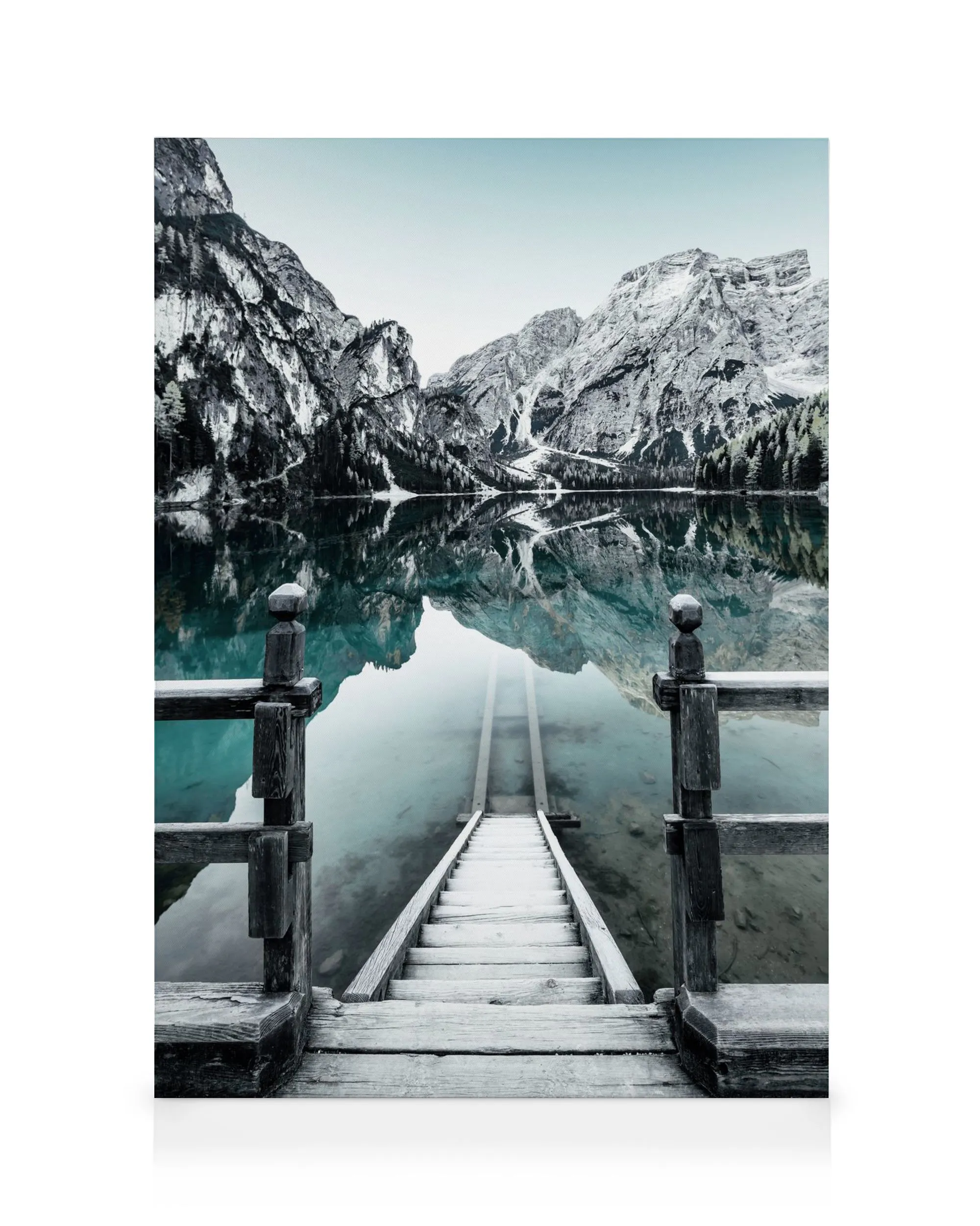 Braies Lake Canvas print 0