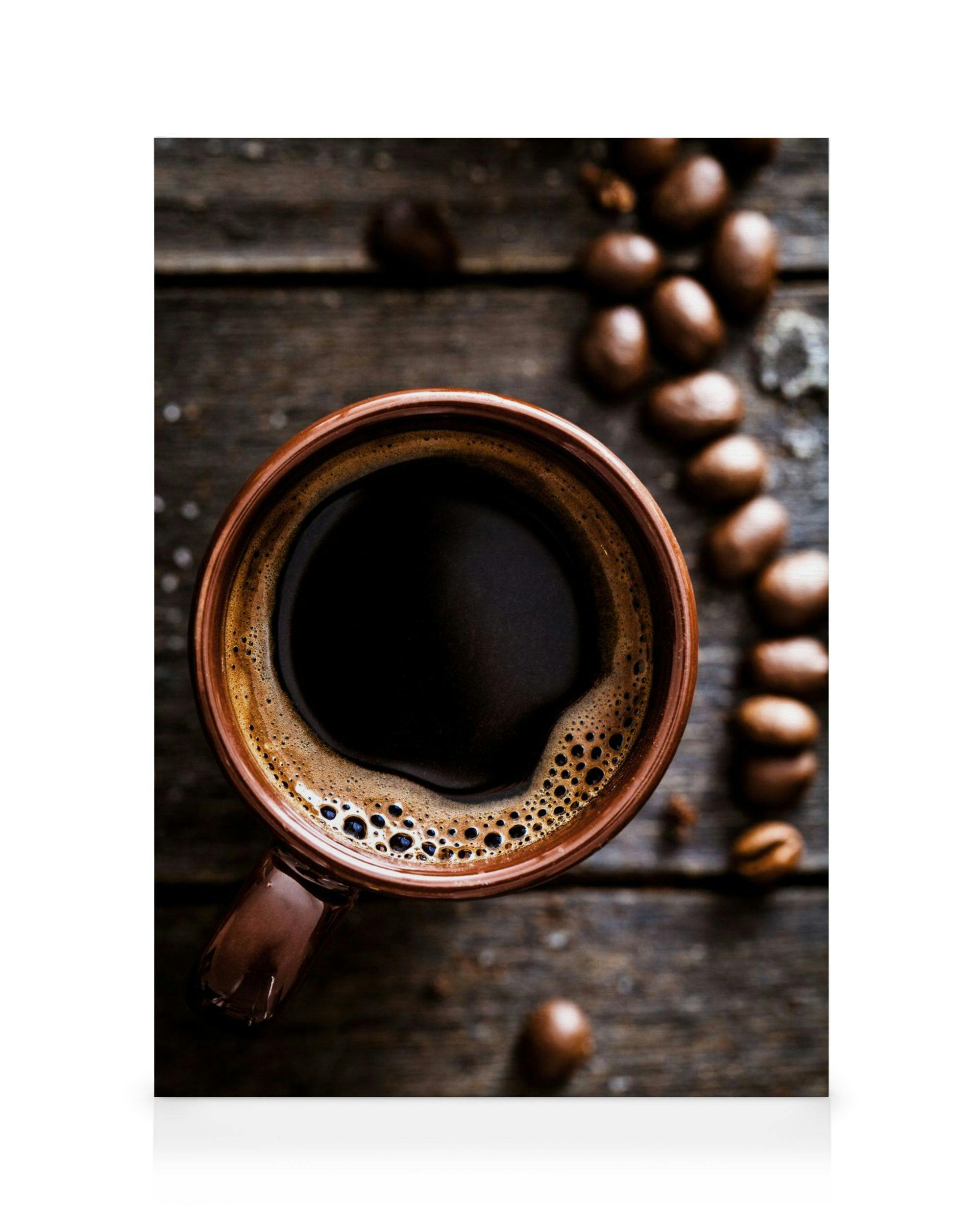 Freshly Brewed Canvas print (70x100 cm - Oak Frame) - Poster Store High Quality Picture Frames