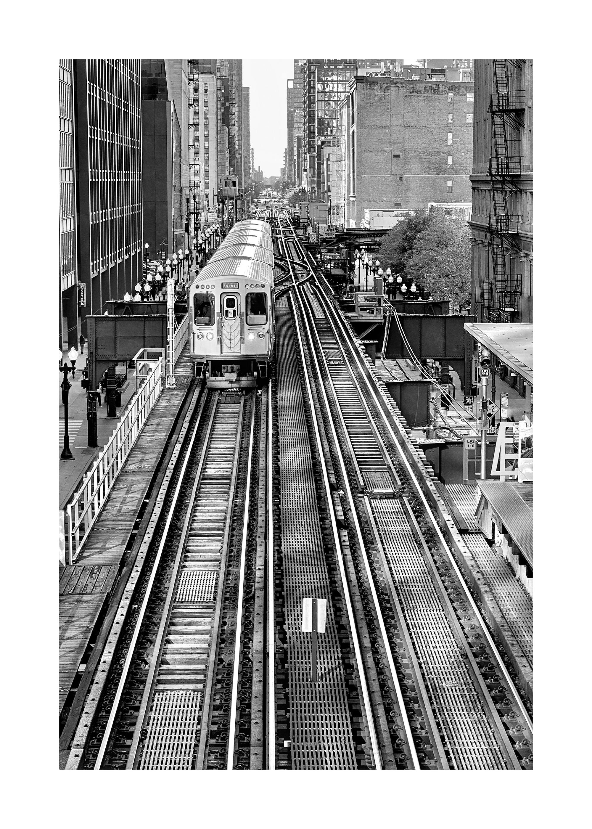 Chicago Tracks Poster 0