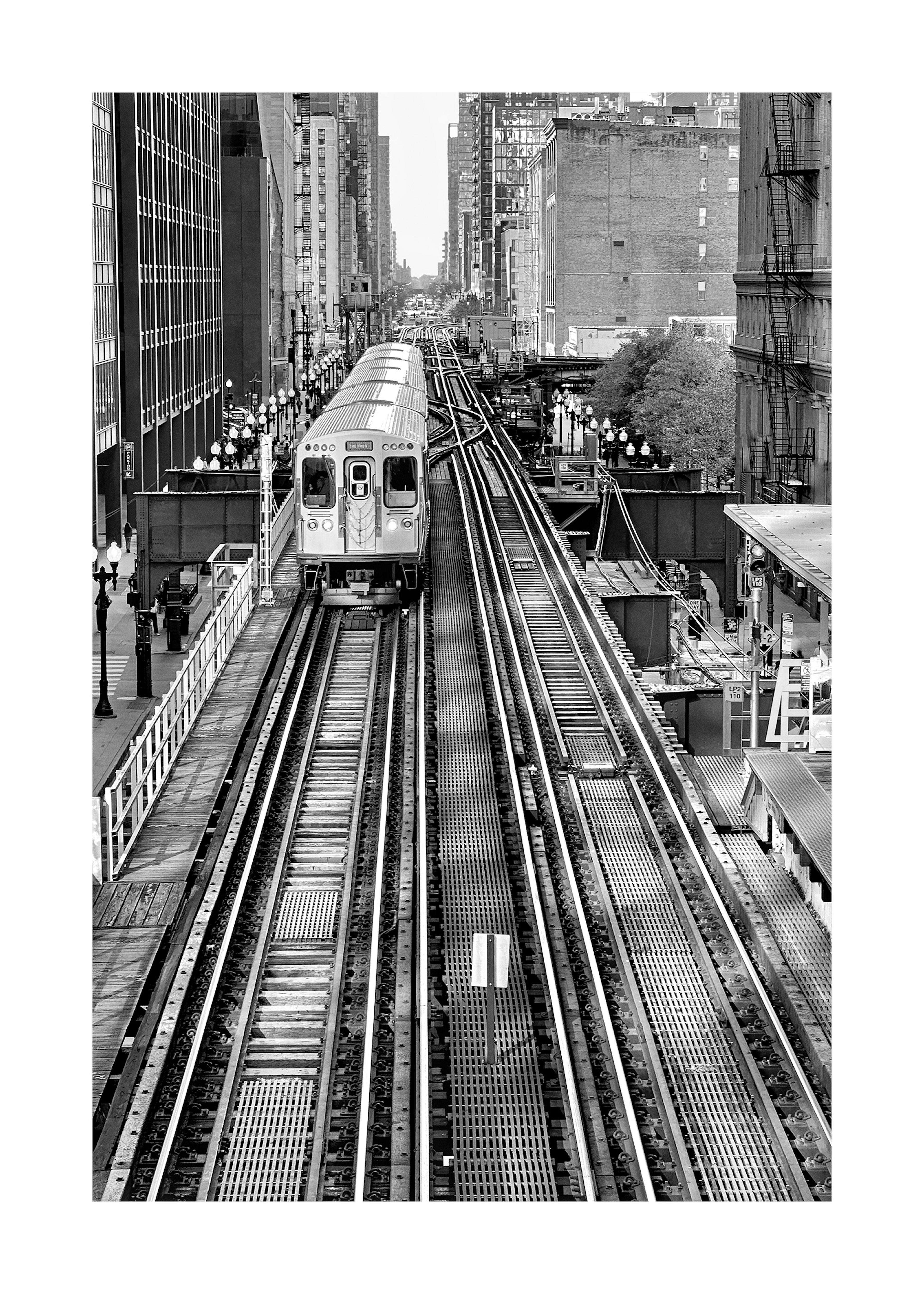 Chicago Tracks Poster 0