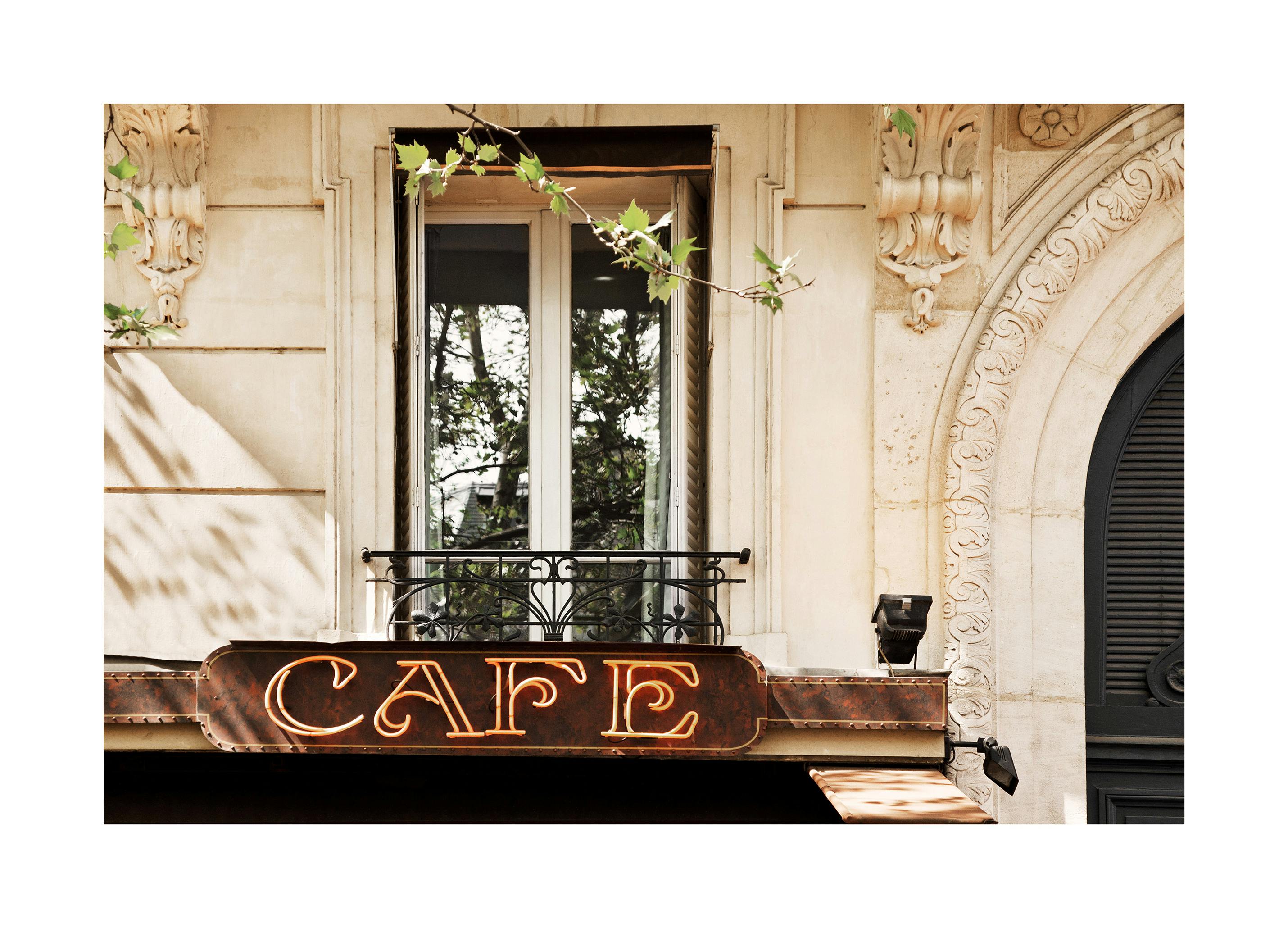 Parijse Café Poster (100x150 cm) - Poster Store