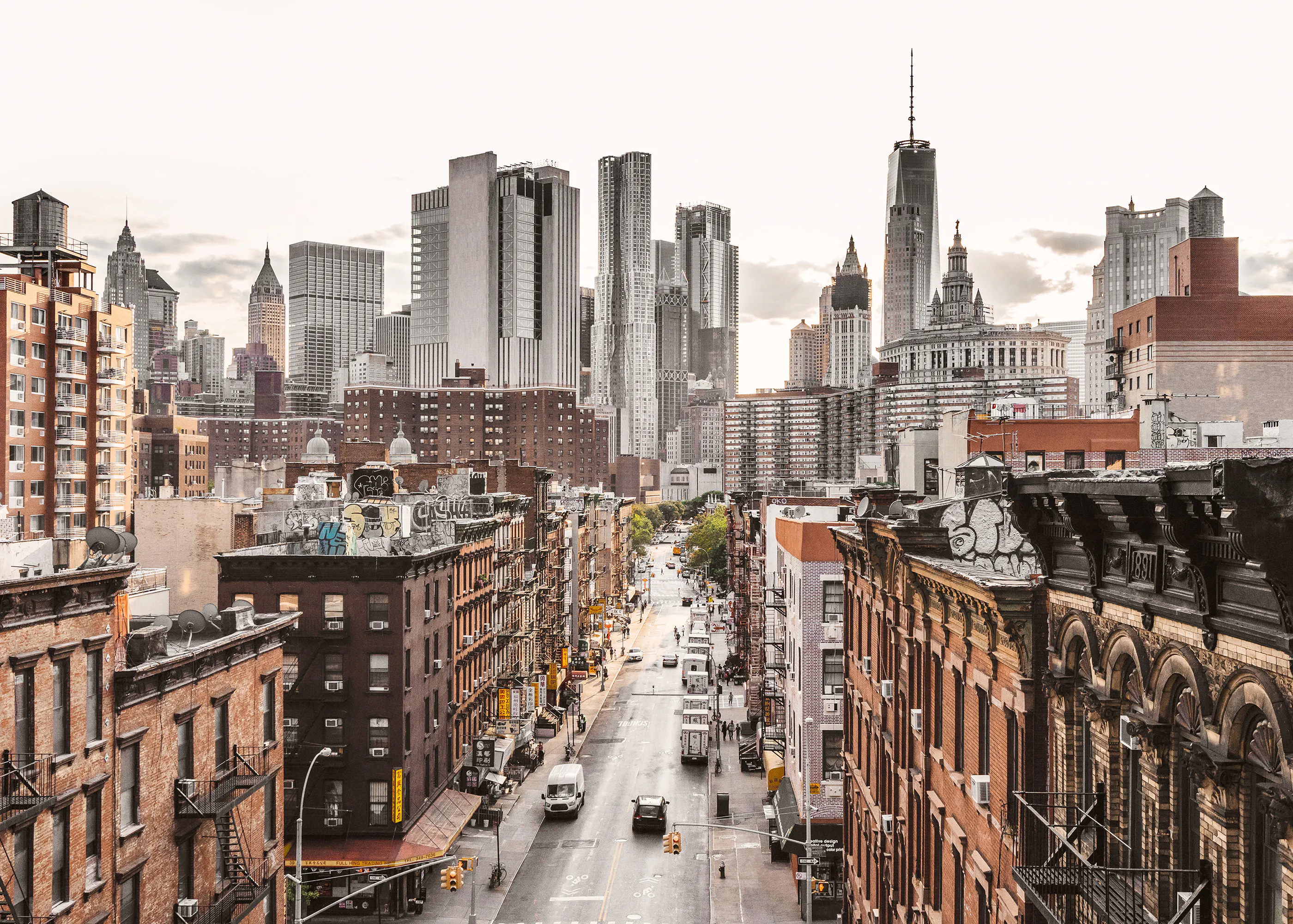 Lower Manhattan Cityscape Poster 0