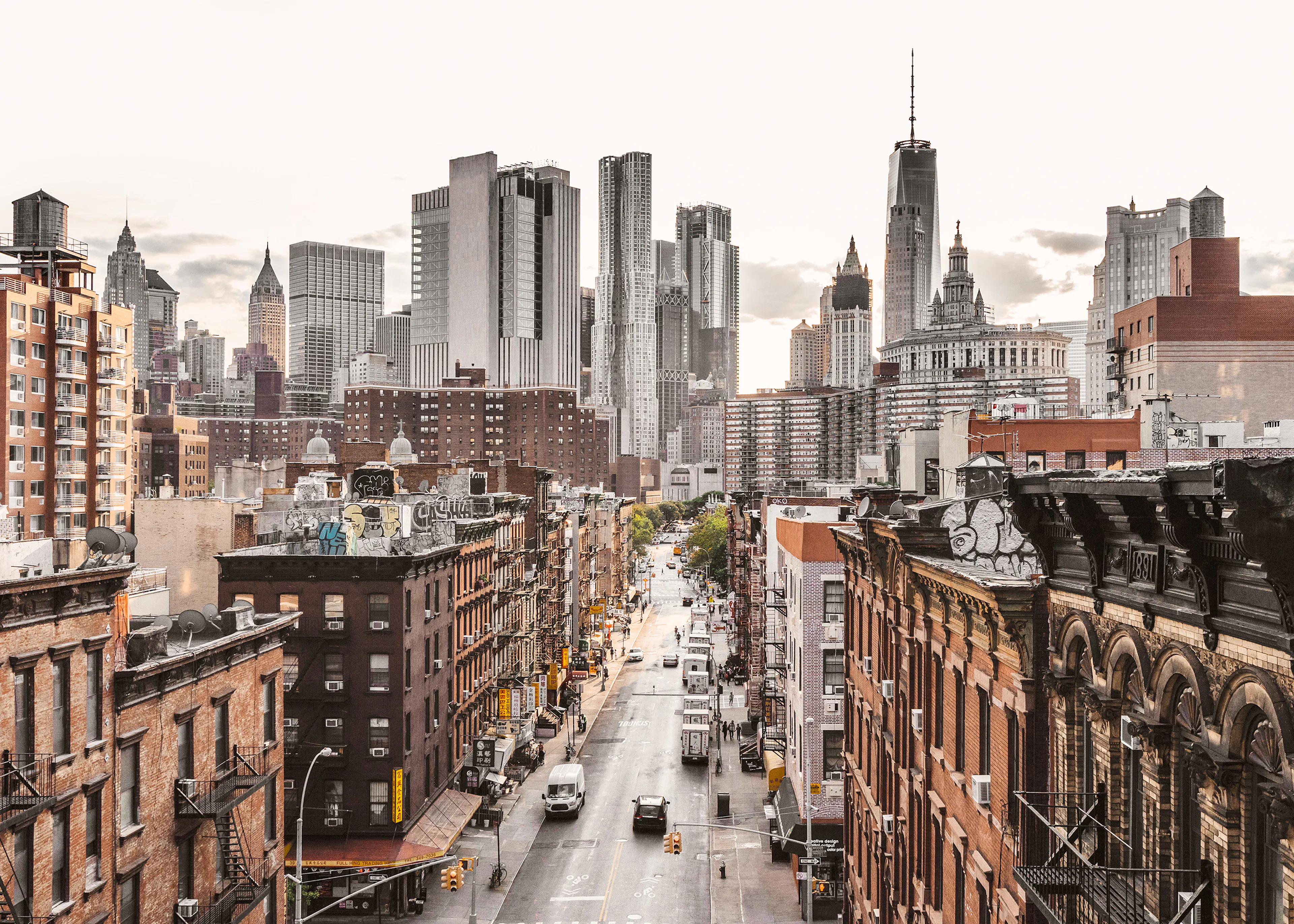 Lower Manhattan Cityscape Poster 0