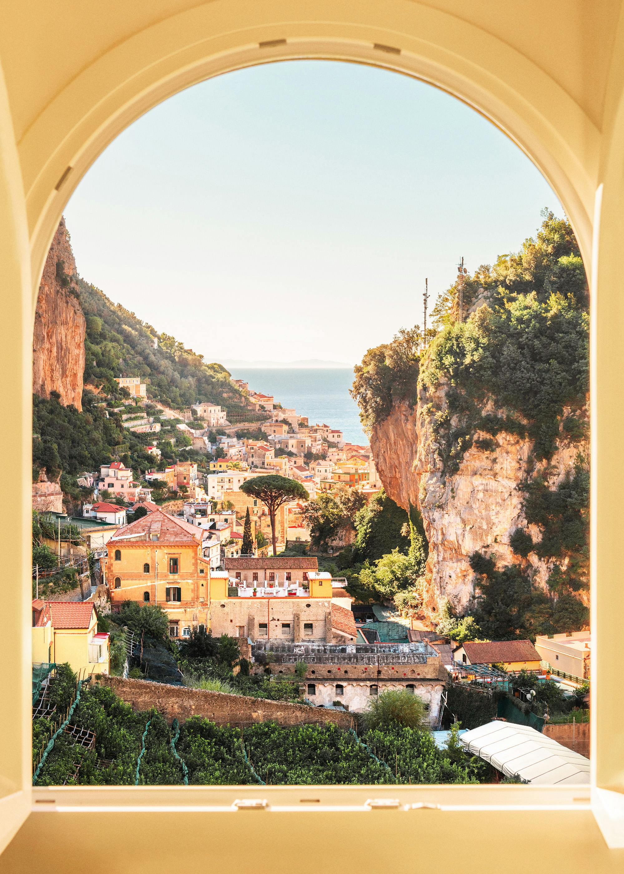 Amalfi Ablakon át Poszter 0