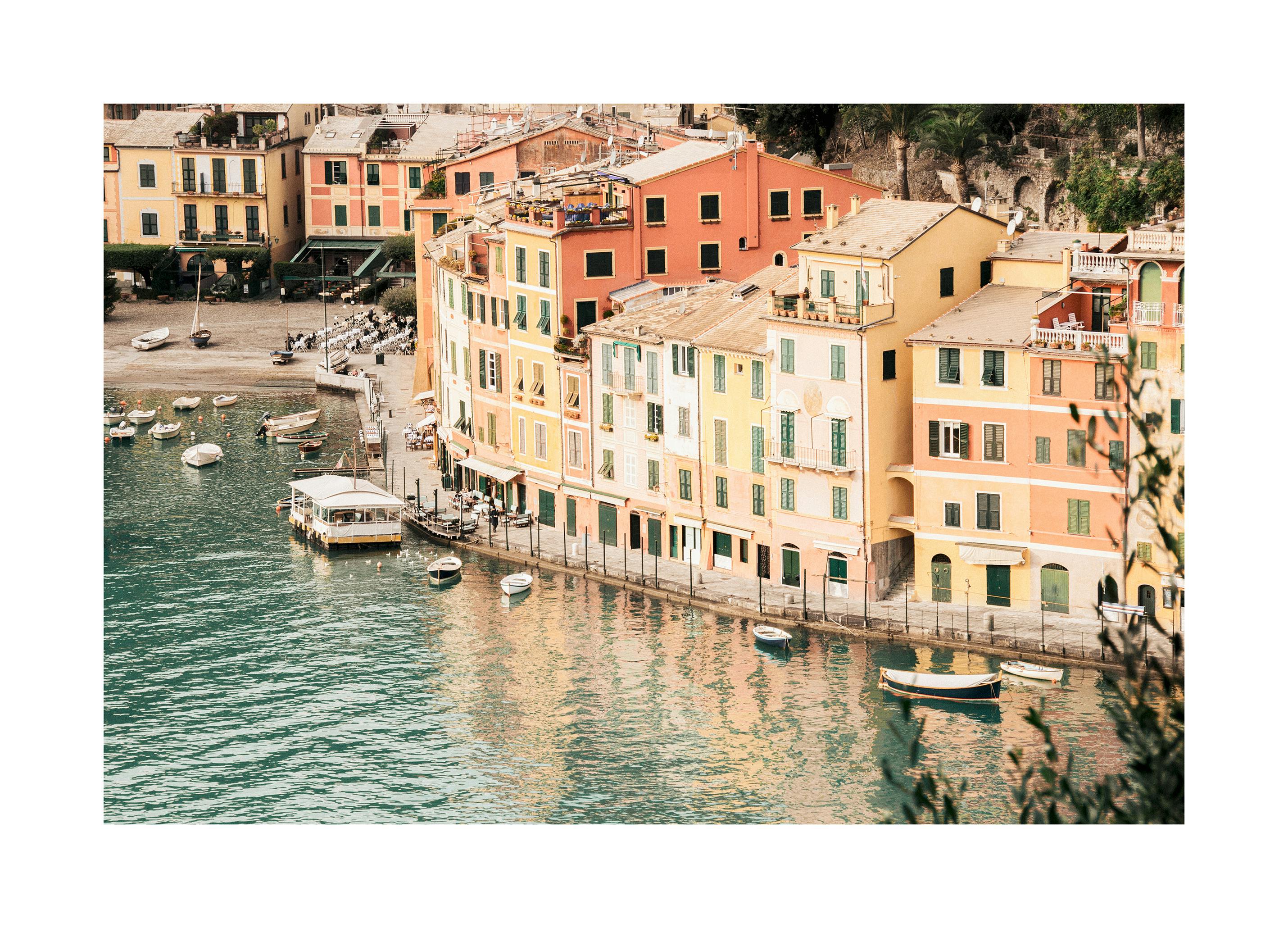 Portofinokysten Plakat (50x50 cm) - Poster Store
