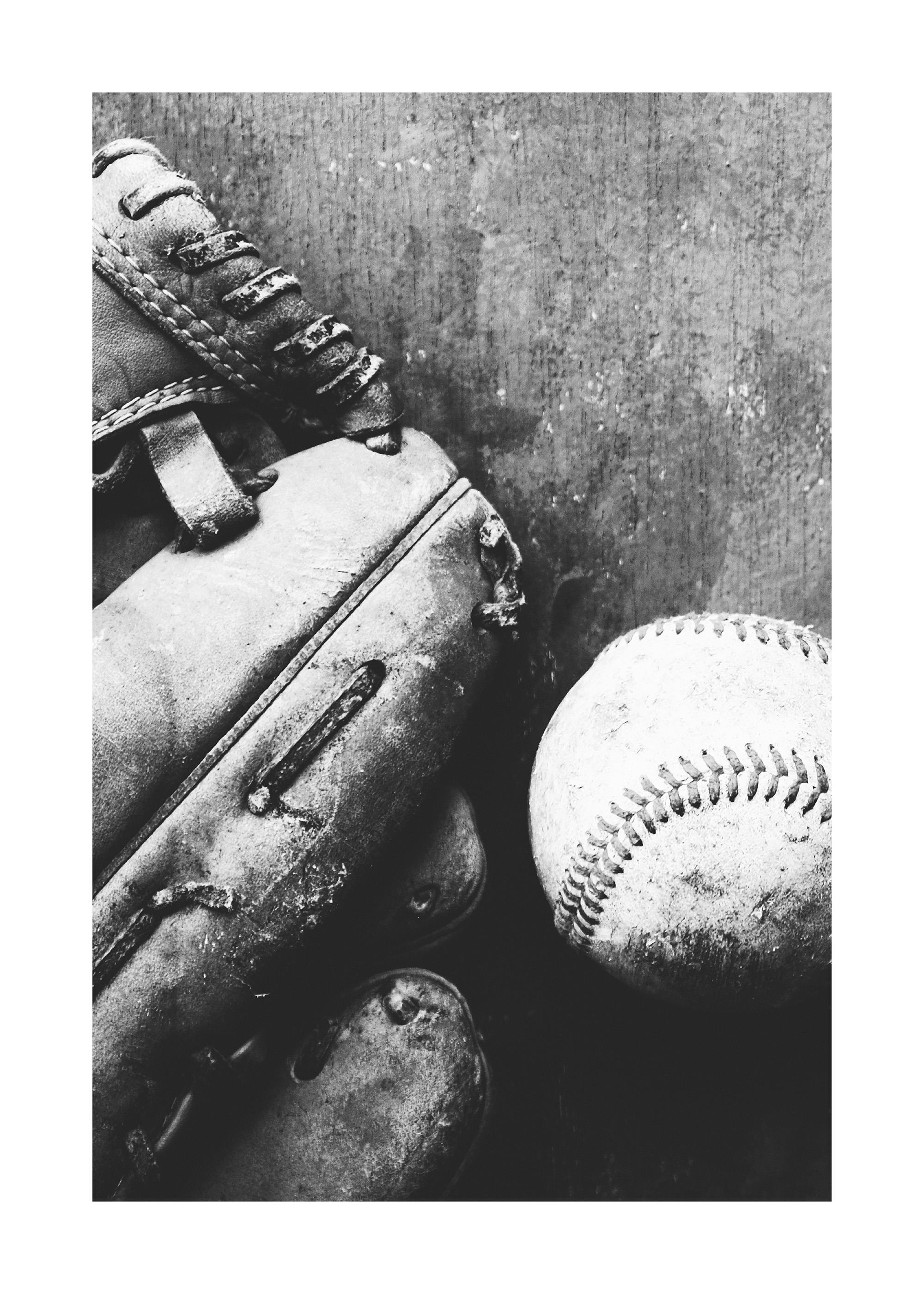 Baseball et Gant Affiche 0