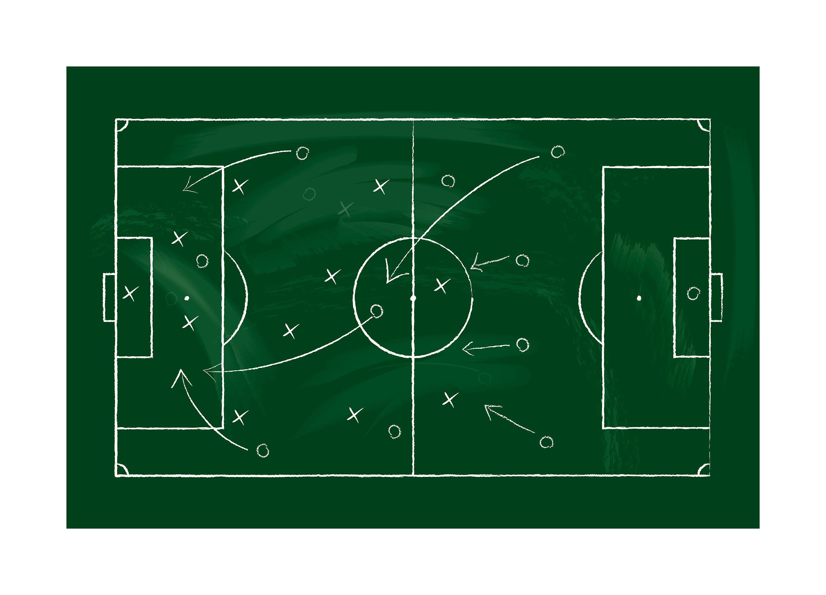 Football Formations Poster (100x150 cm) - Poster Store