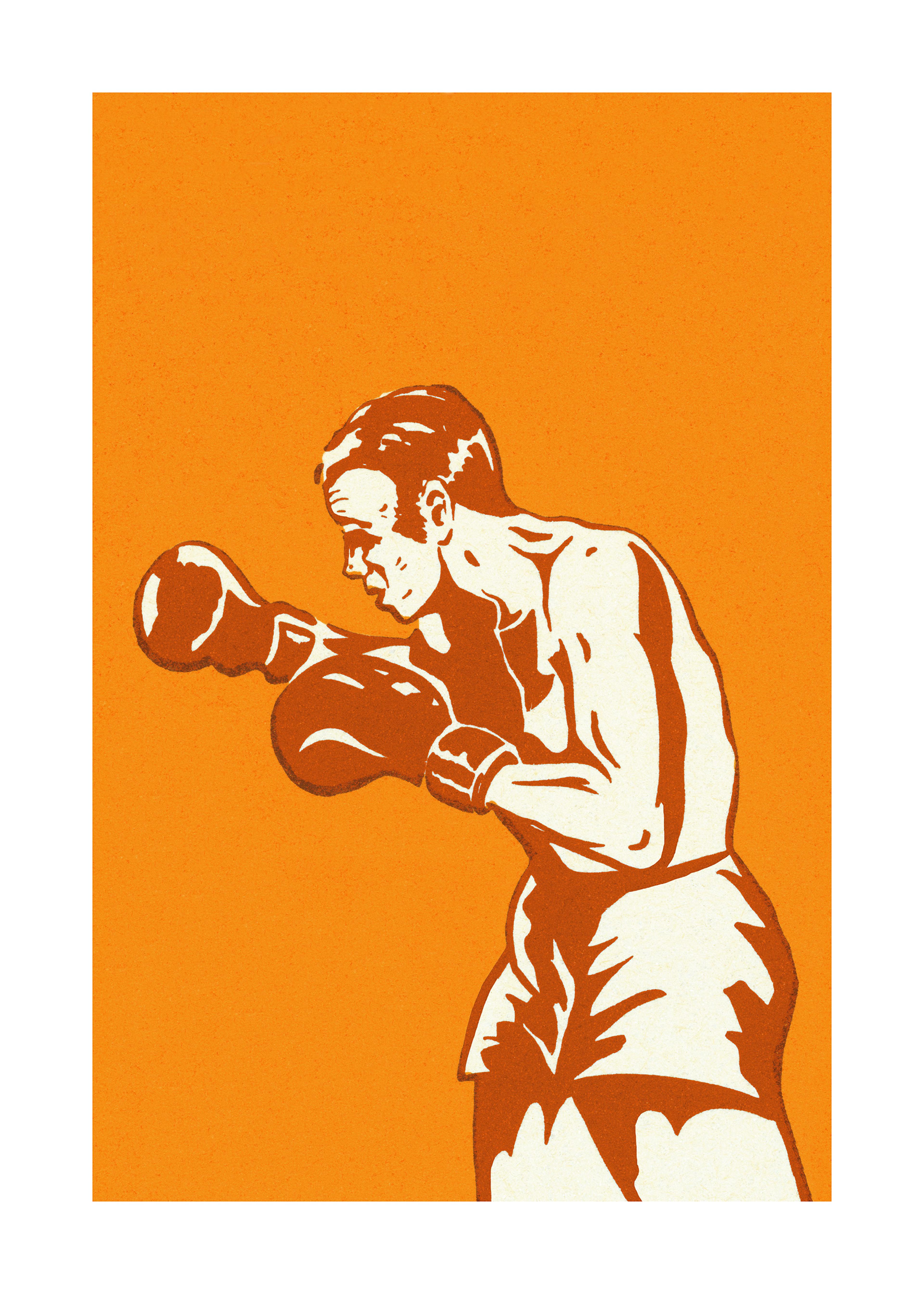 Boxer Vintage Affiche 0