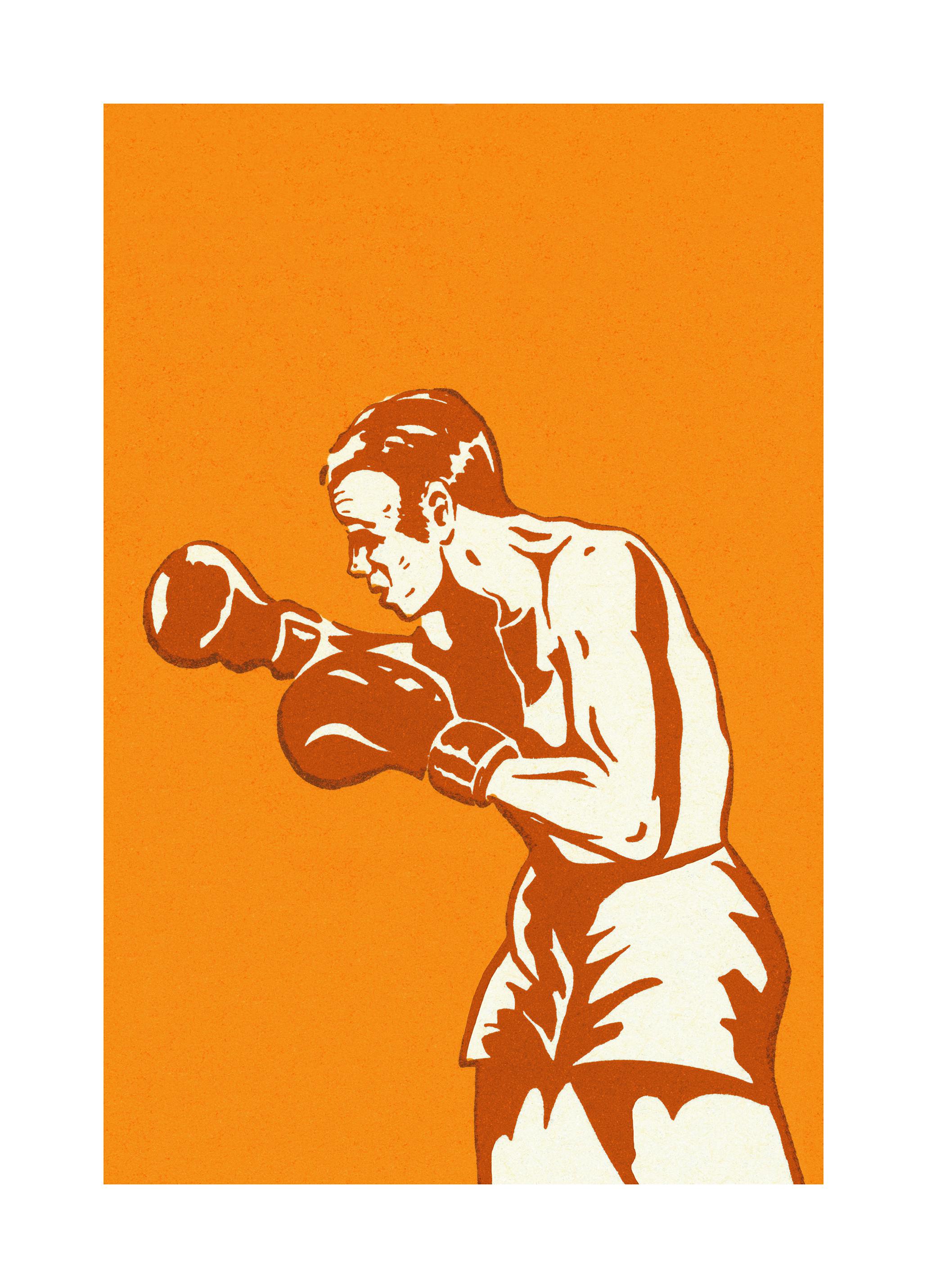 Vintage Boxer Poster (100x150 cm) - Poster Store