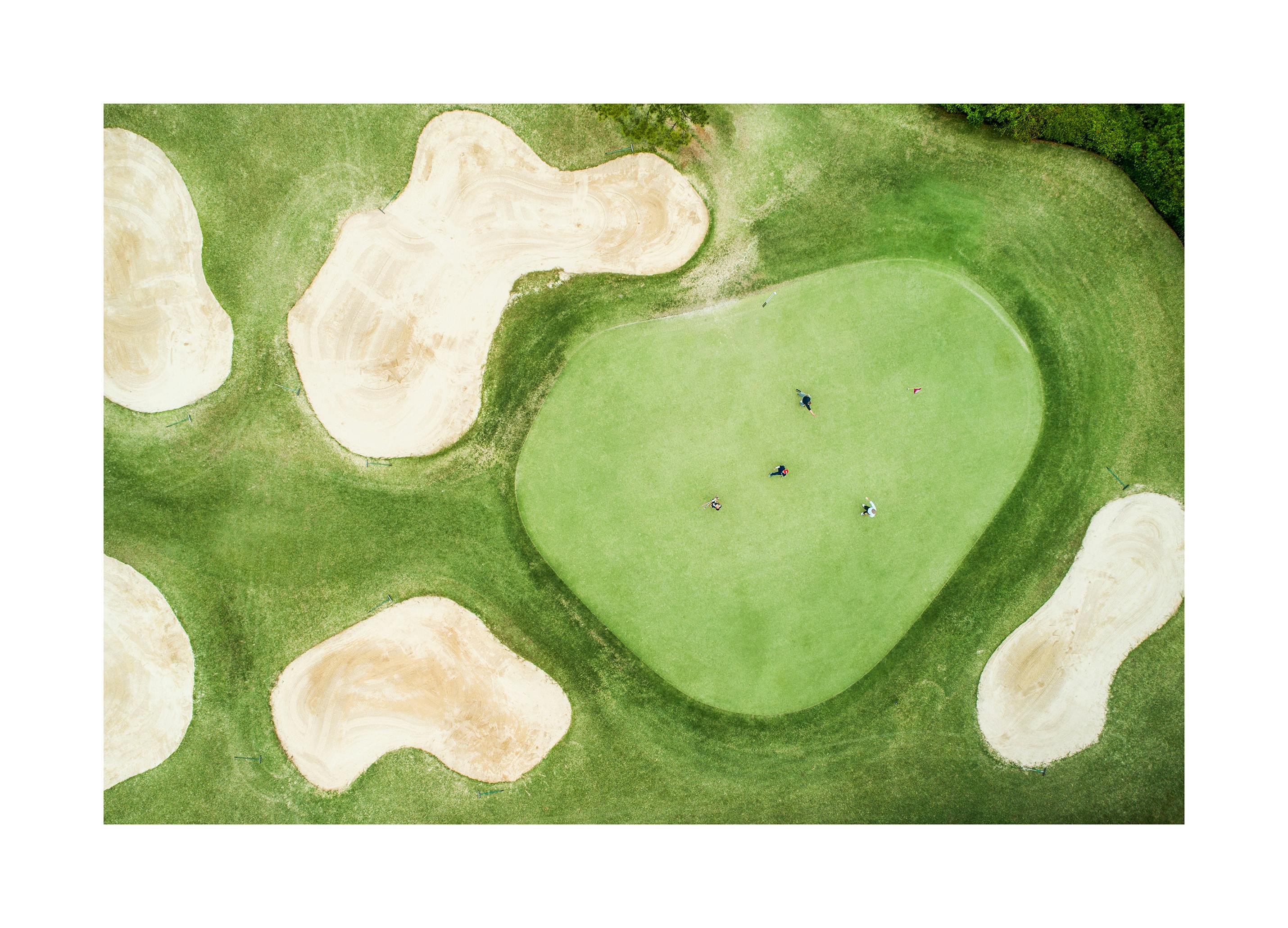 Flygfoto Golfbana Poster (50x70 cm) - Poster Store