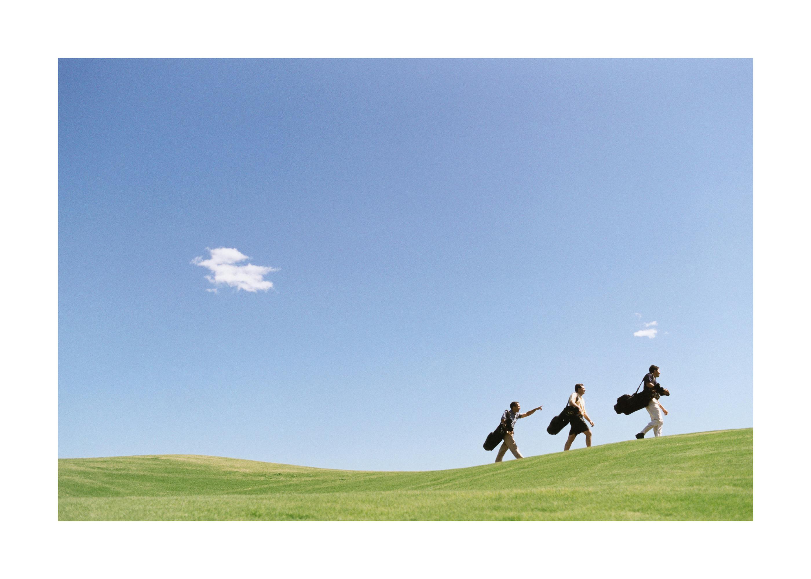 Promenade sur le Terrain de Golf Poster 0