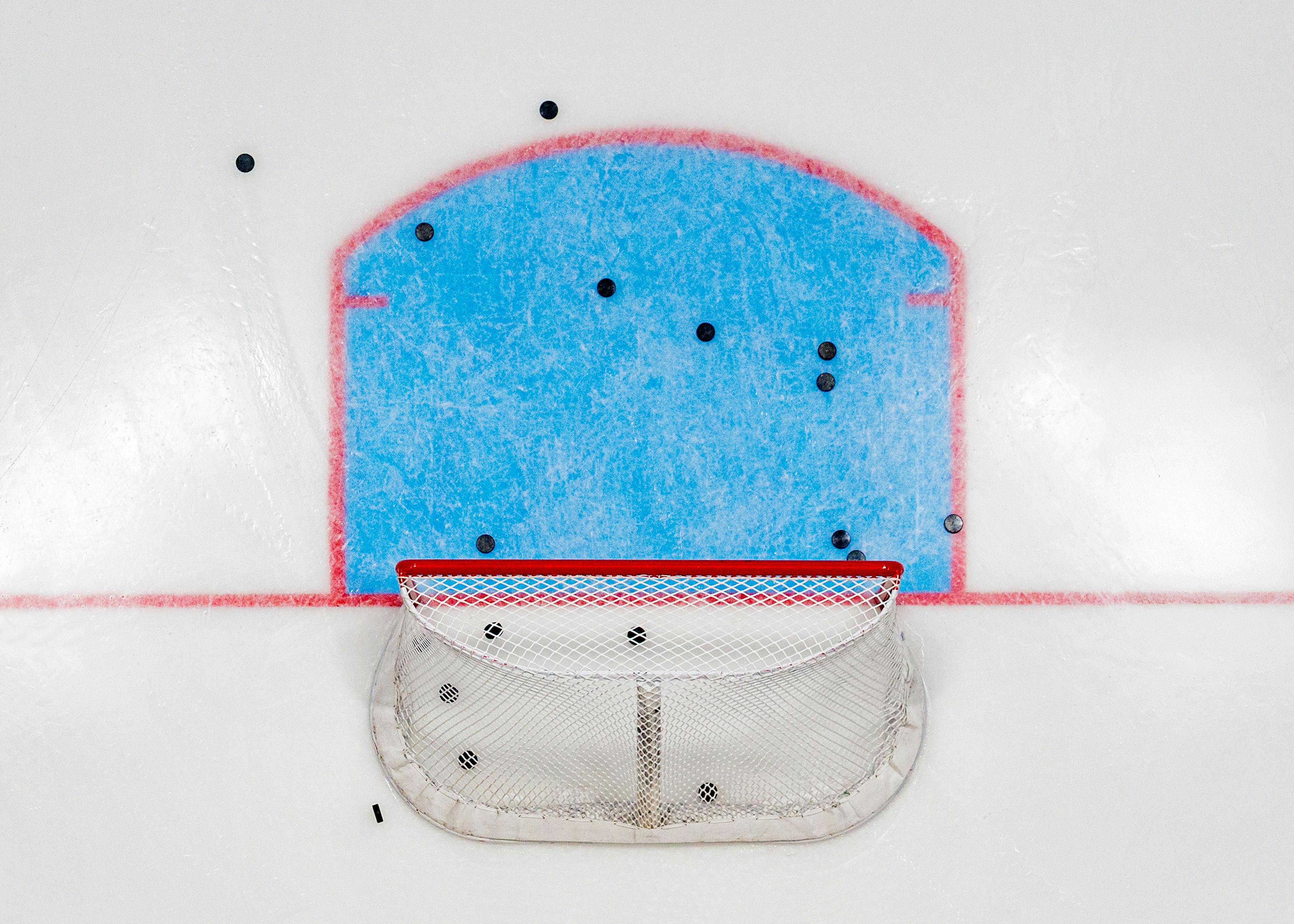 Patinoire de hockey Affiche 0