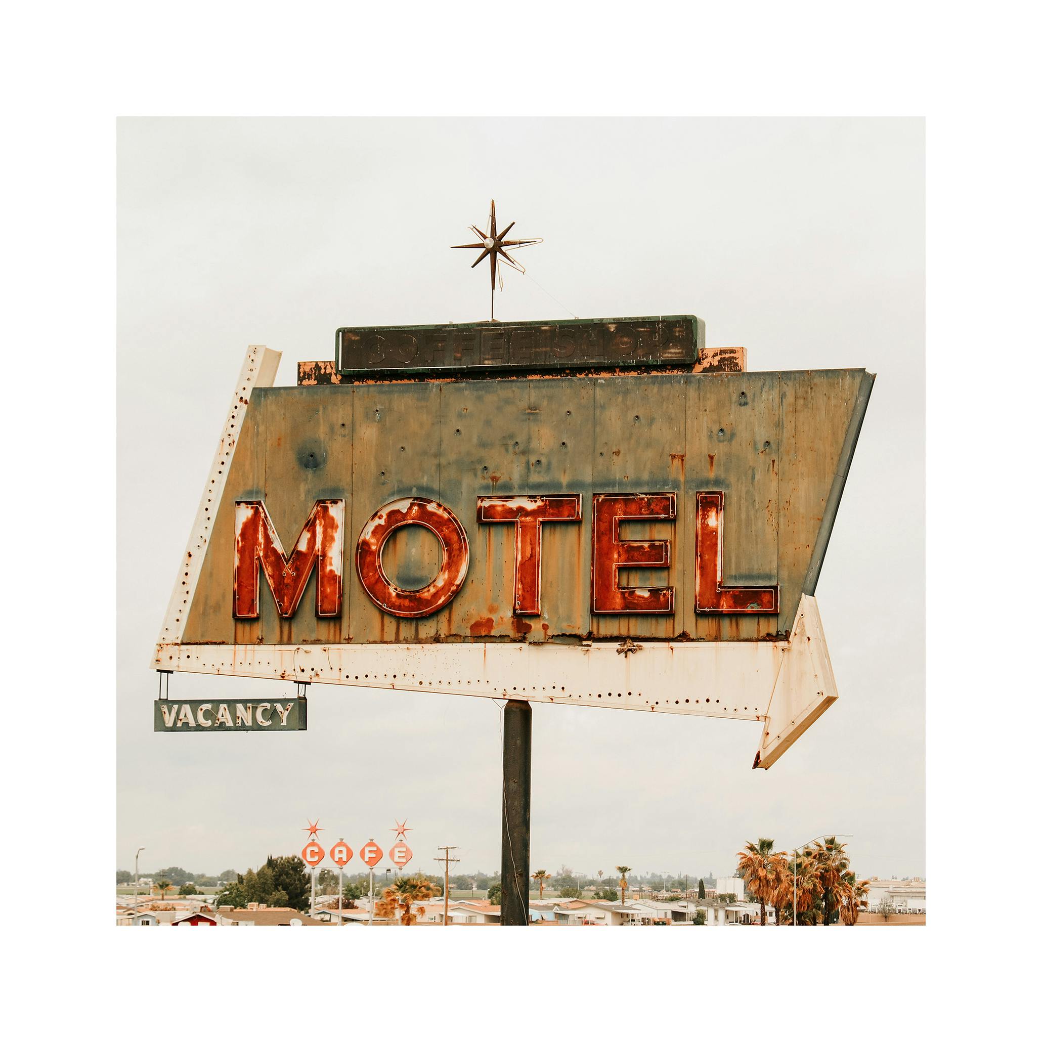 Insegna del Motel Poster (50x50 cm) - Poster Store
