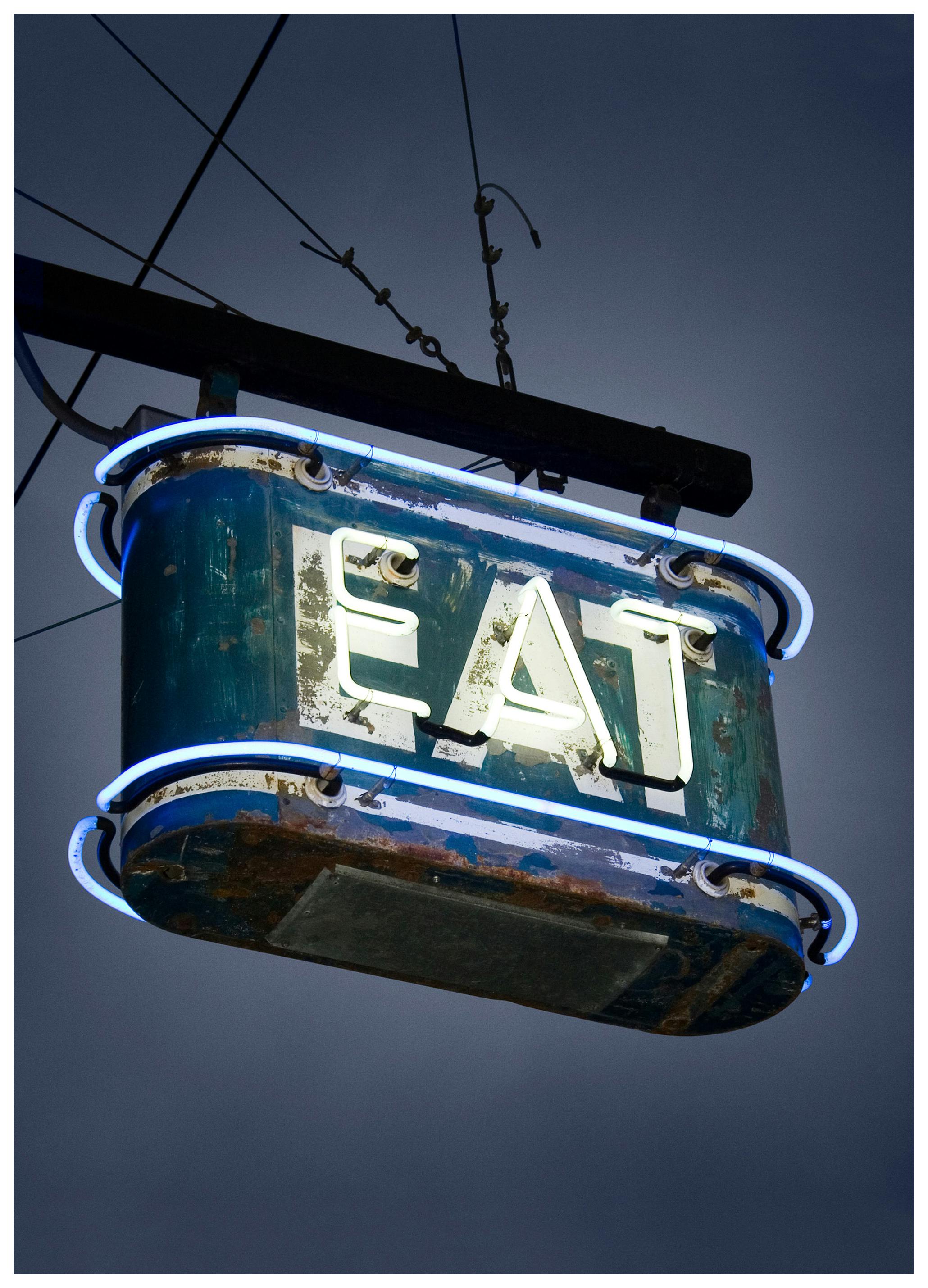 Eat Sign Poster (21x30 cm) - Poster Store