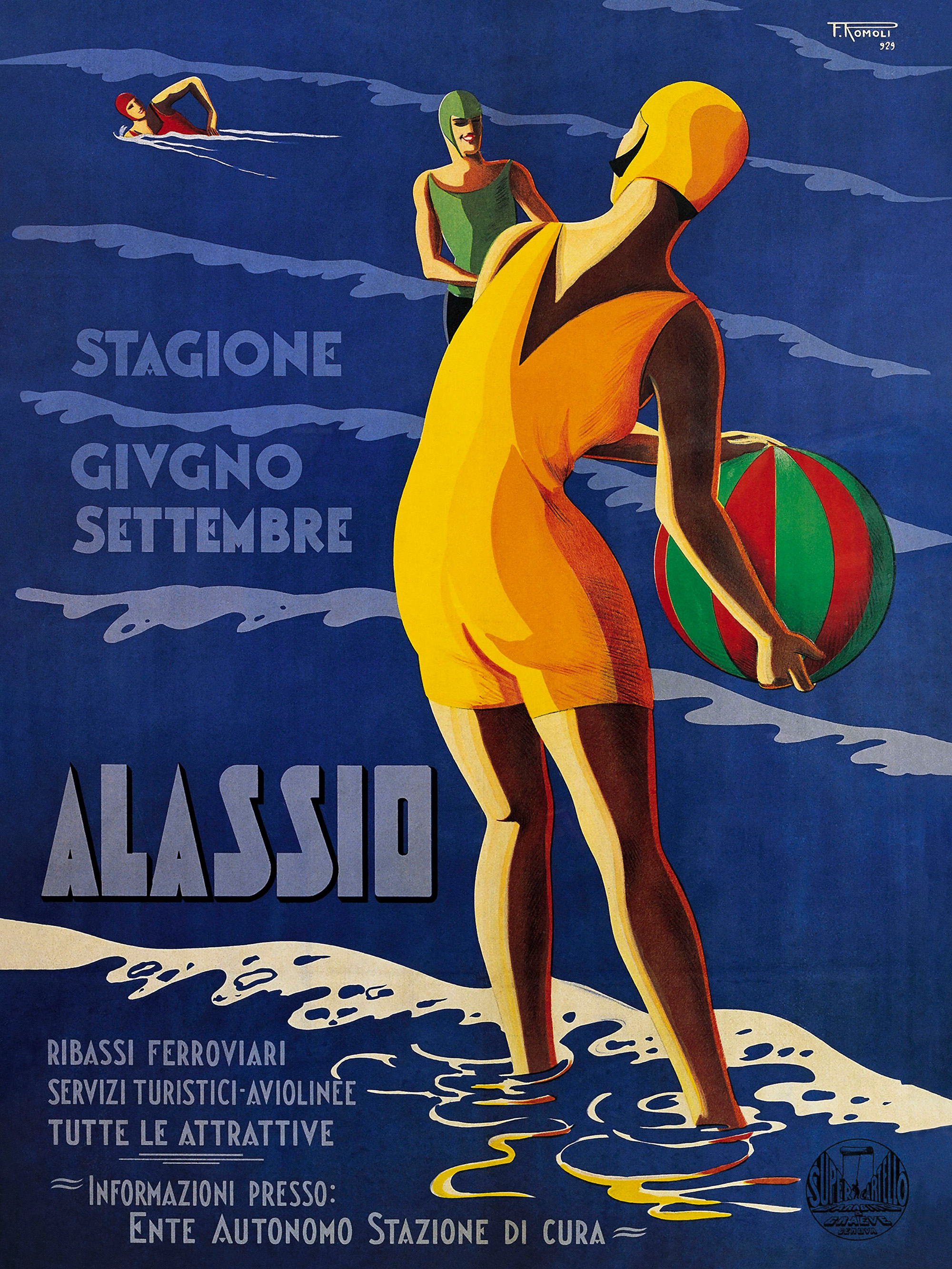 Visit Italy Poster | Vintage Italian | Poster Store USA