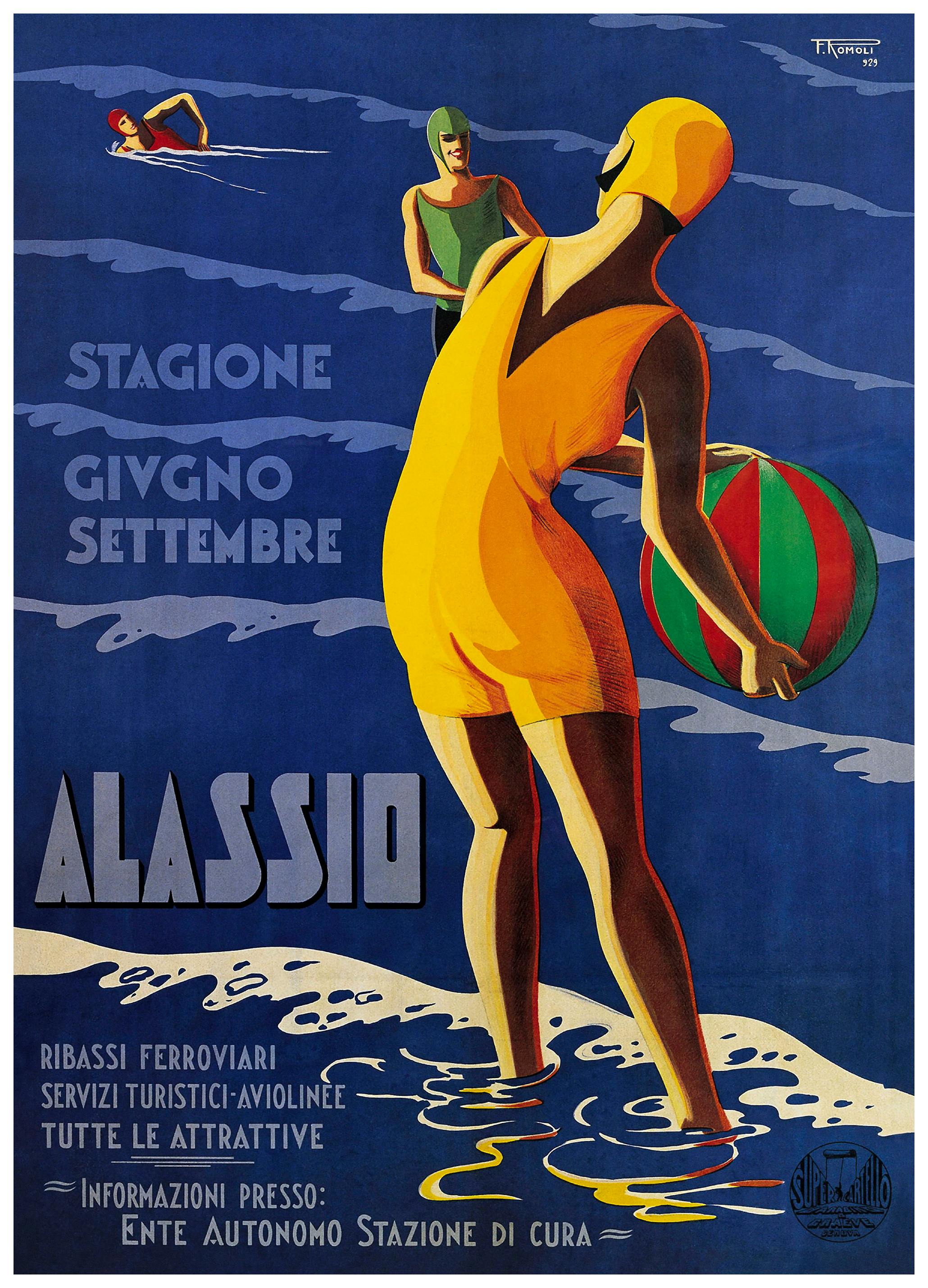 Odwiedź Włochy Plakat (50x70 cm) - Poster Store