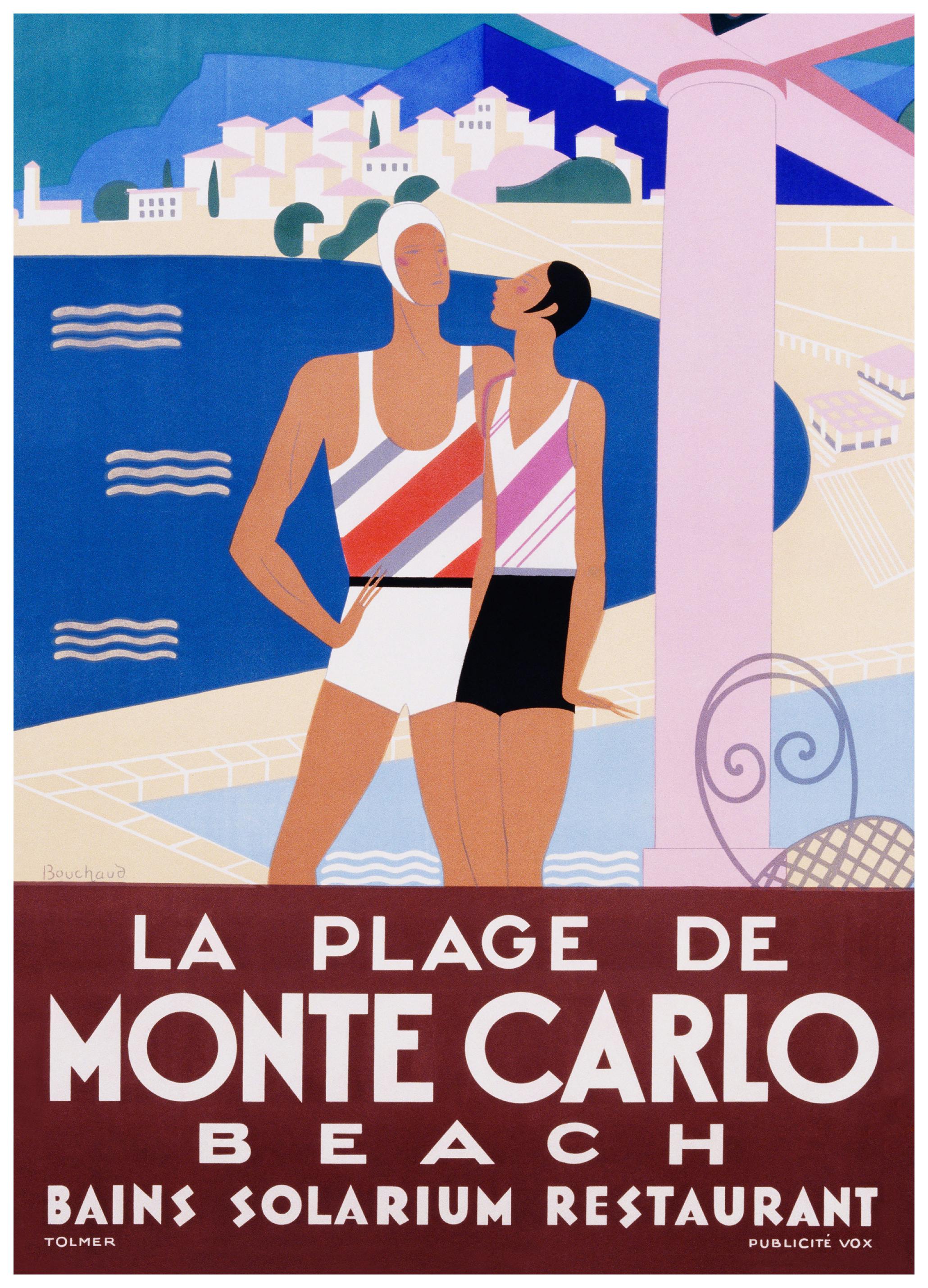 Monte-Carlo Beach Poster (50x70 cm) - Poster Store
