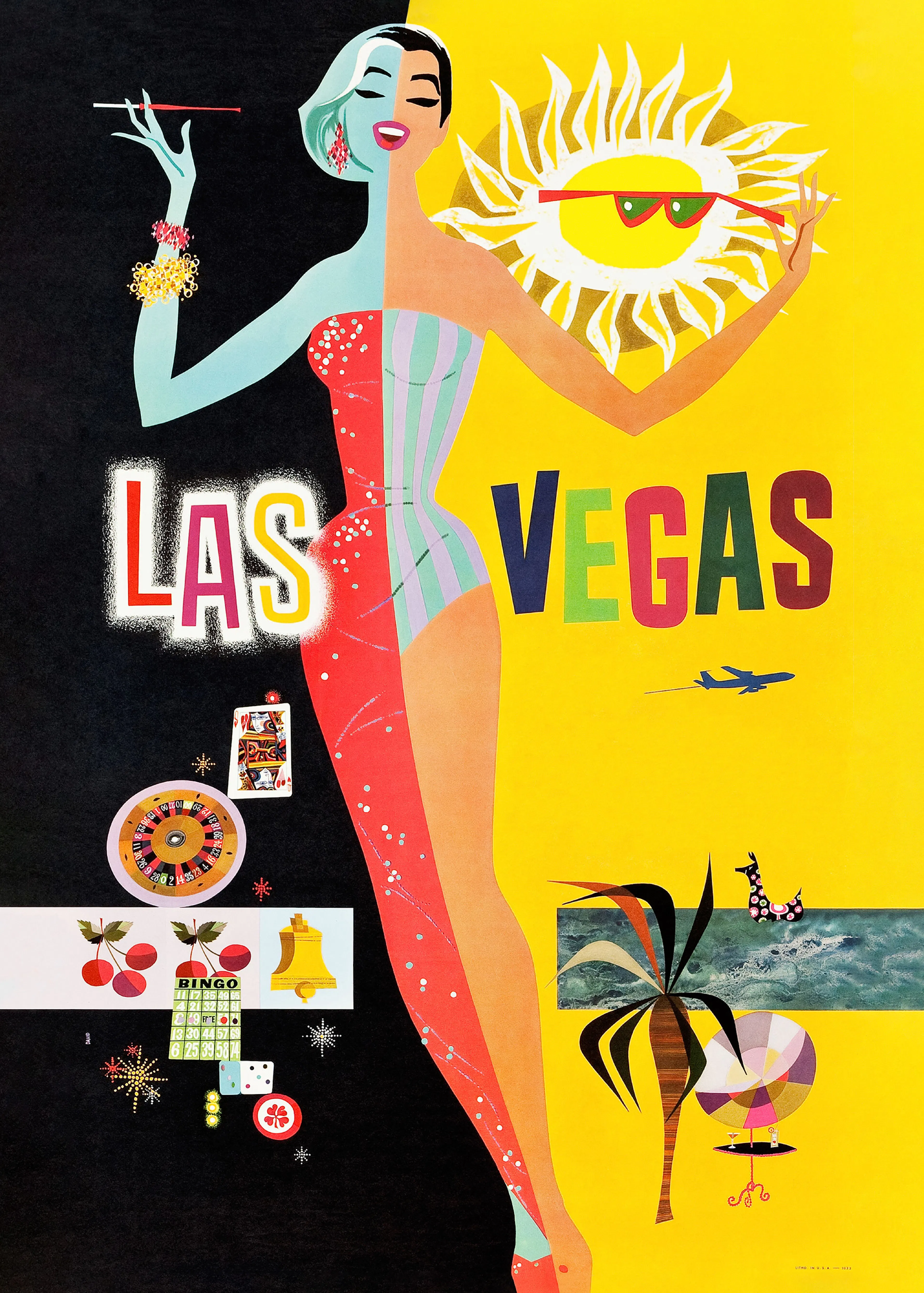Vintage Las Vegas Poster 0