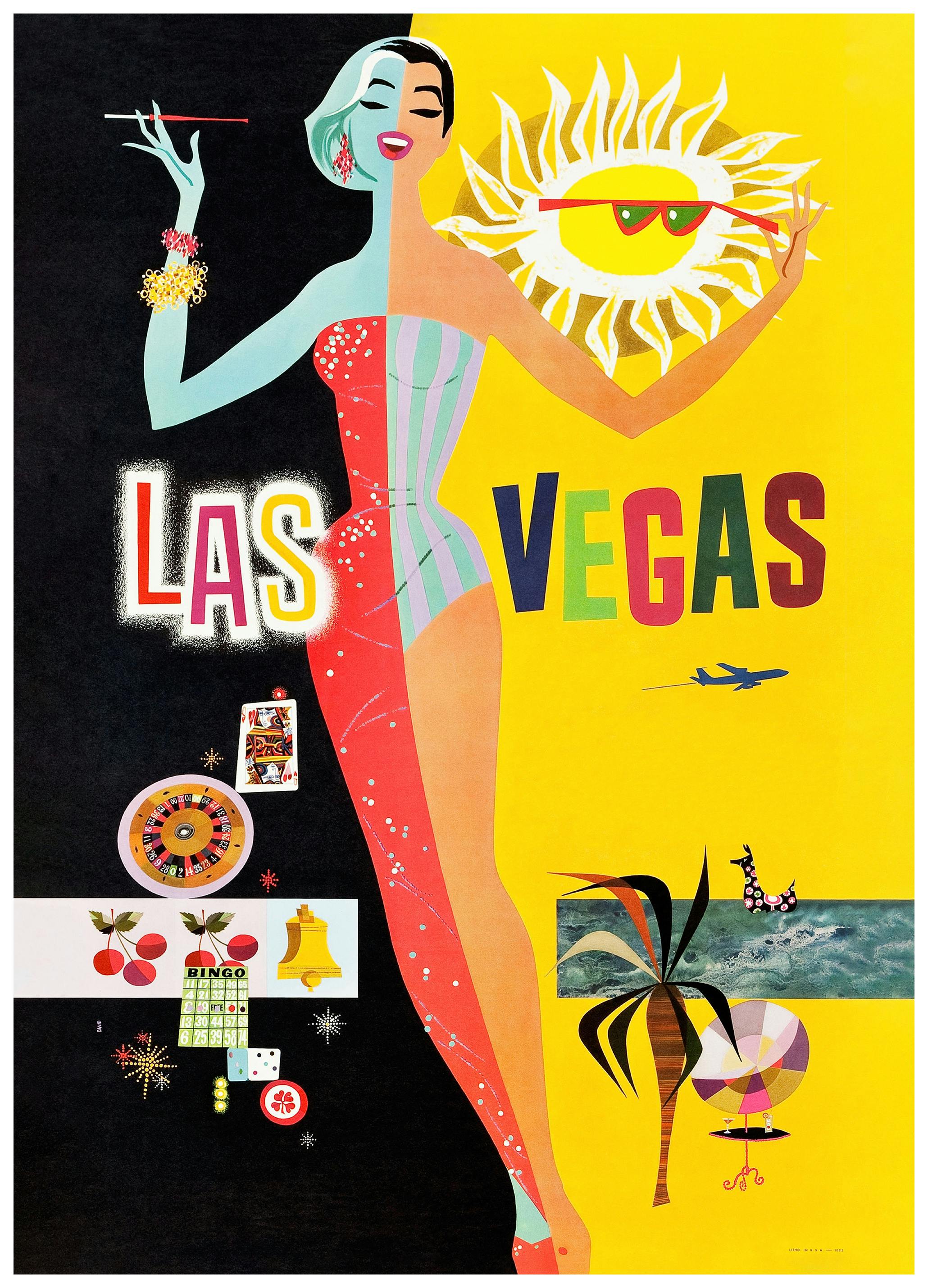 Vintage Las Vegas Poster (50x70 cm) - Poster Store