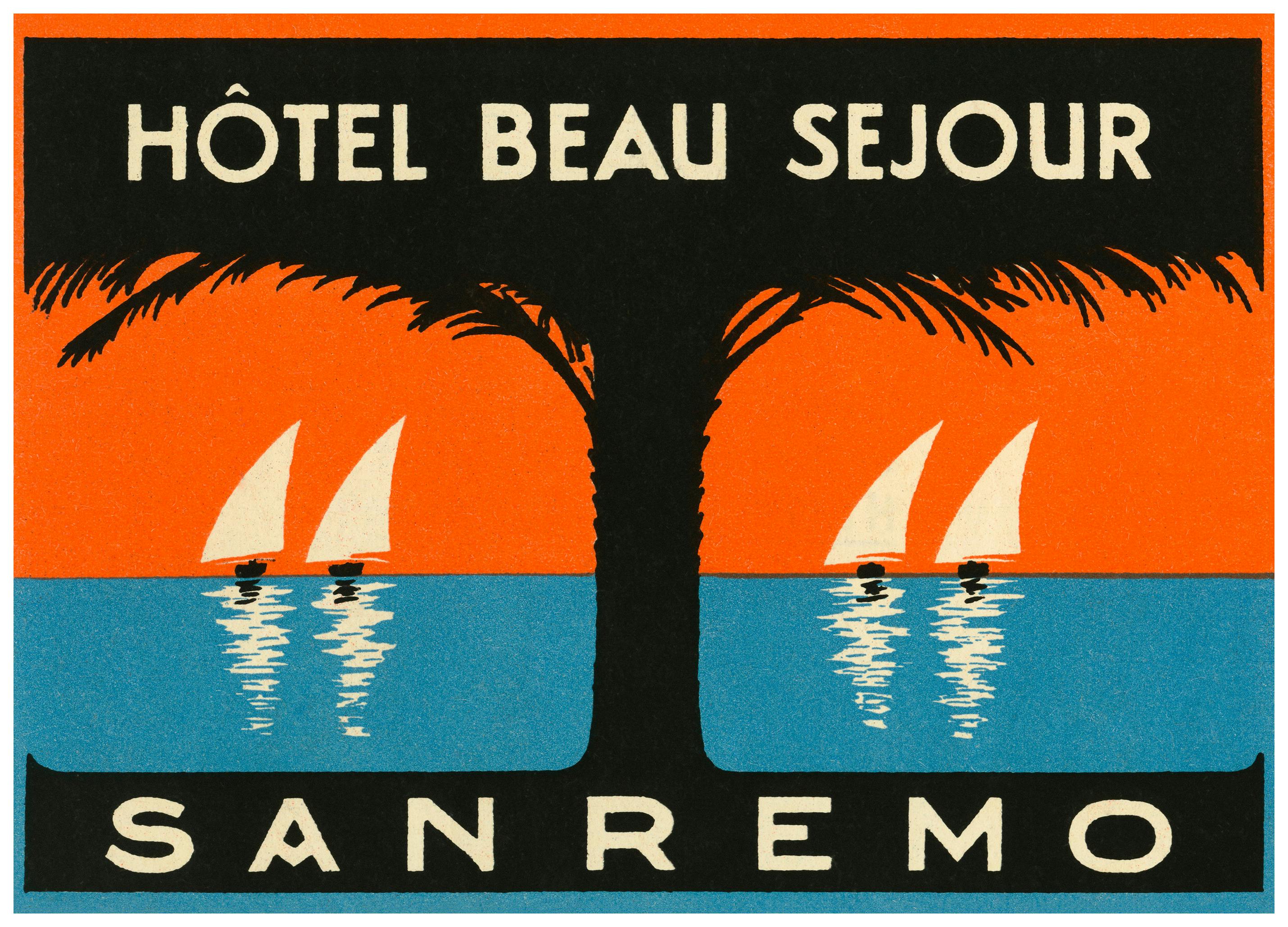 Sanremo Vintage Poster (70x100 cm) - Poster Store