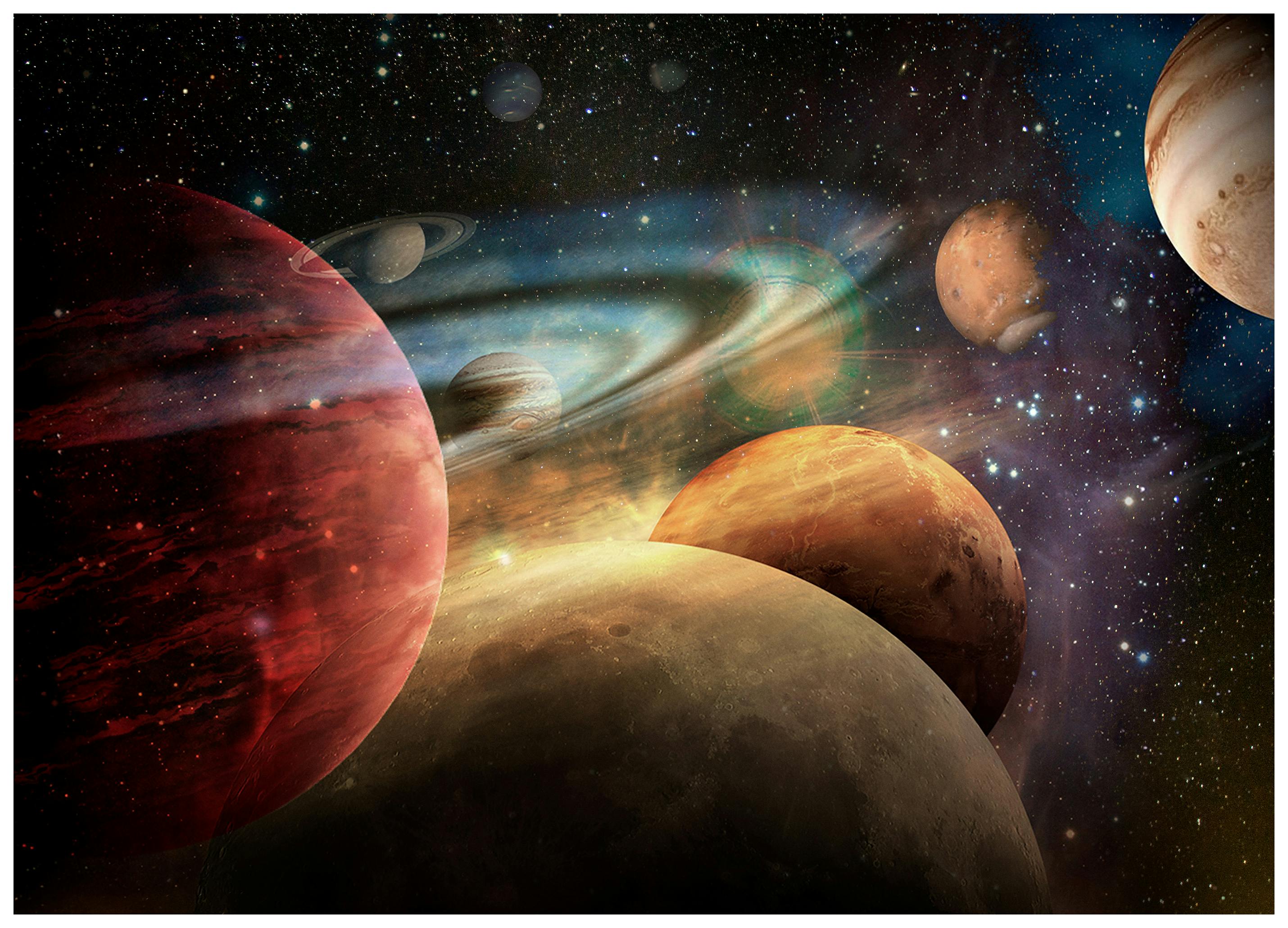 Pianeti nello Spazio Poster (50x70 cm) - Poster Store