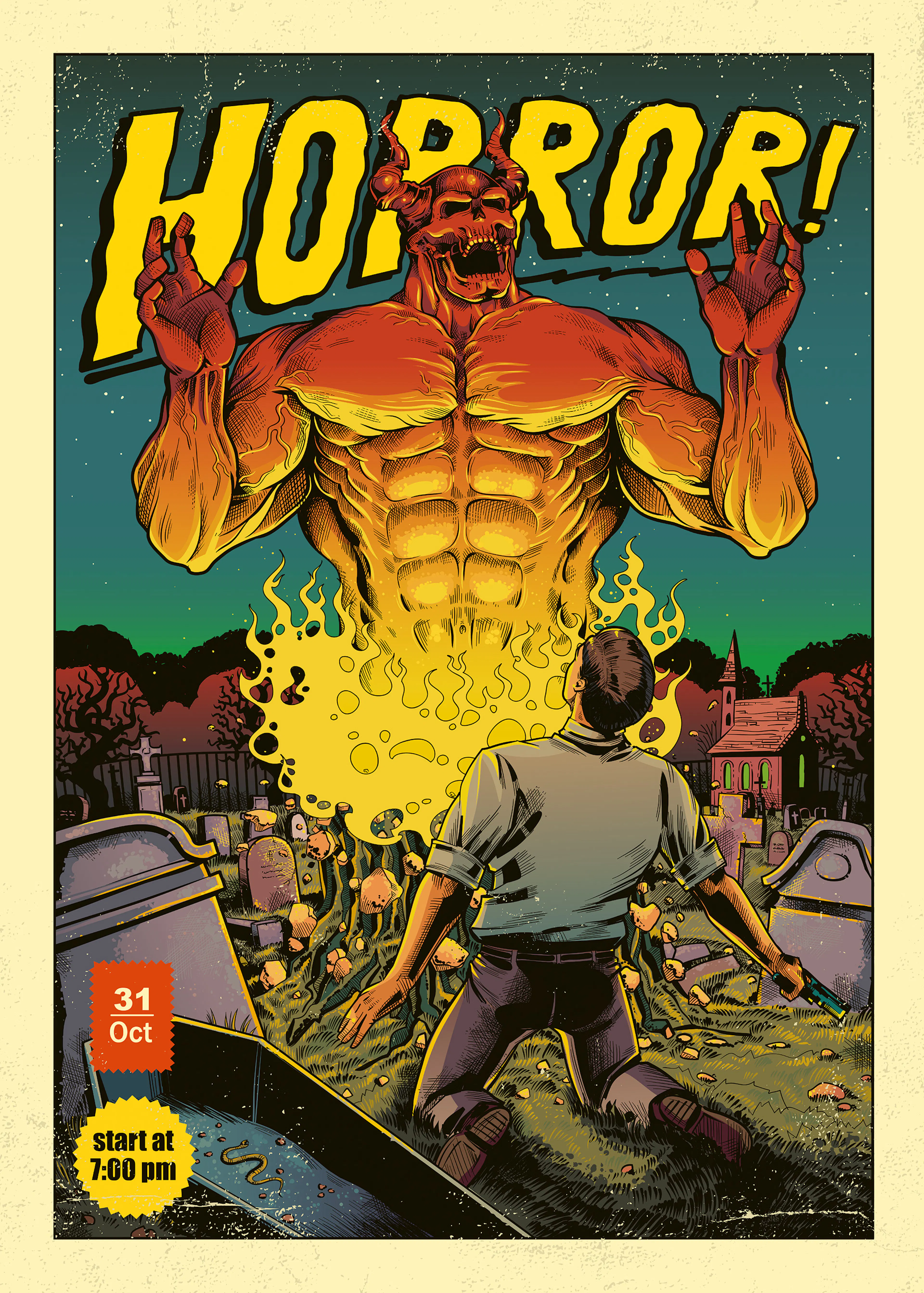 Retro Horror No1 Poster 0